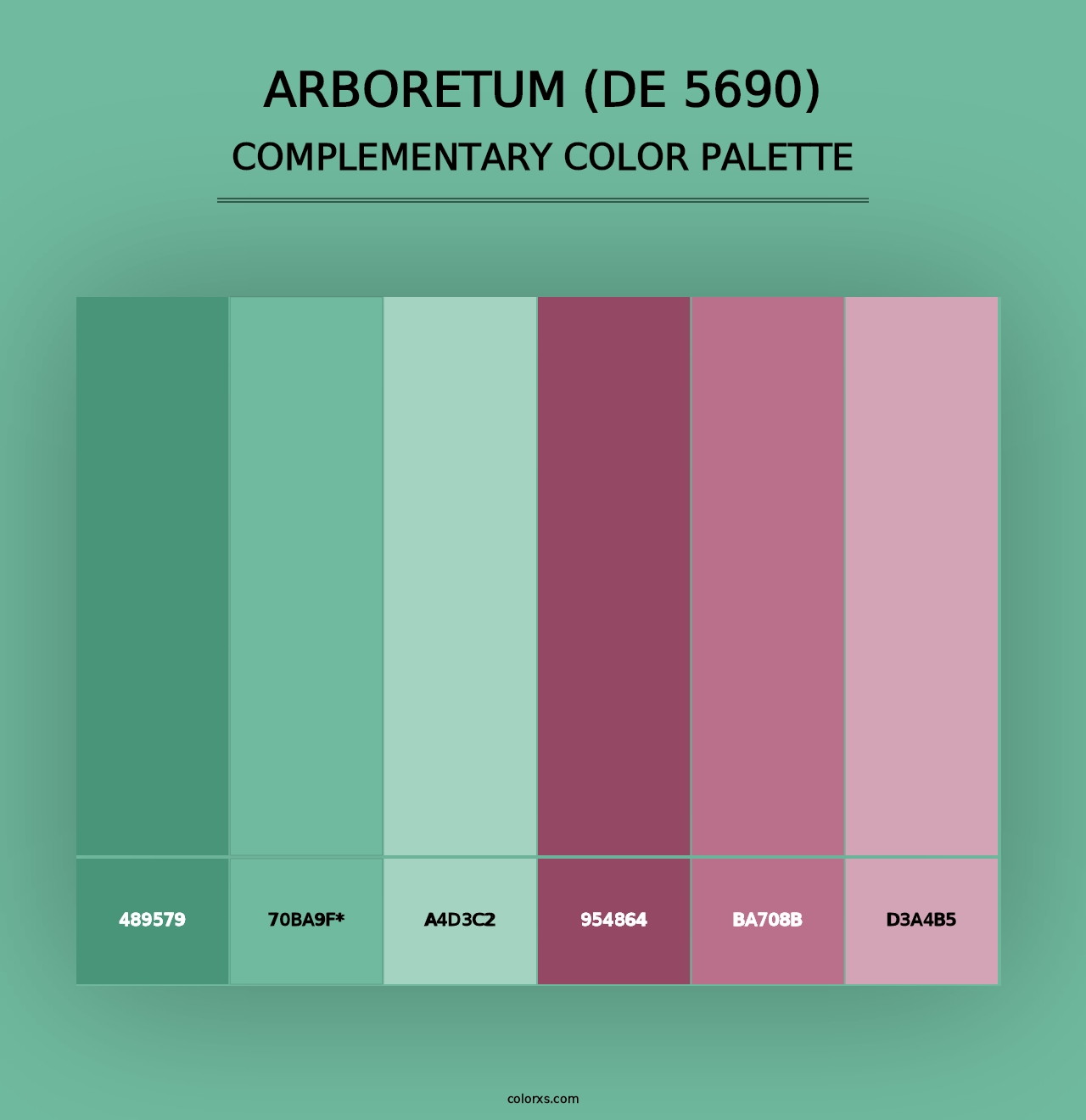 Arboretum (DE 5690) - Complementary Color Palette