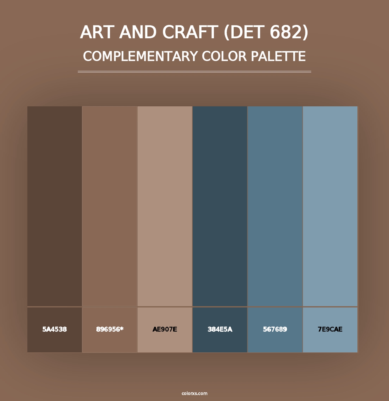 Art and Craft (DET 682) - Complementary Color Palette