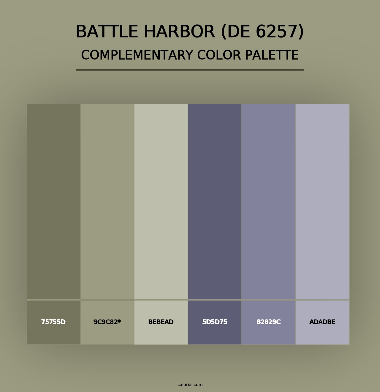 Battle Harbor (DE 6257) - Complementary Color Palette