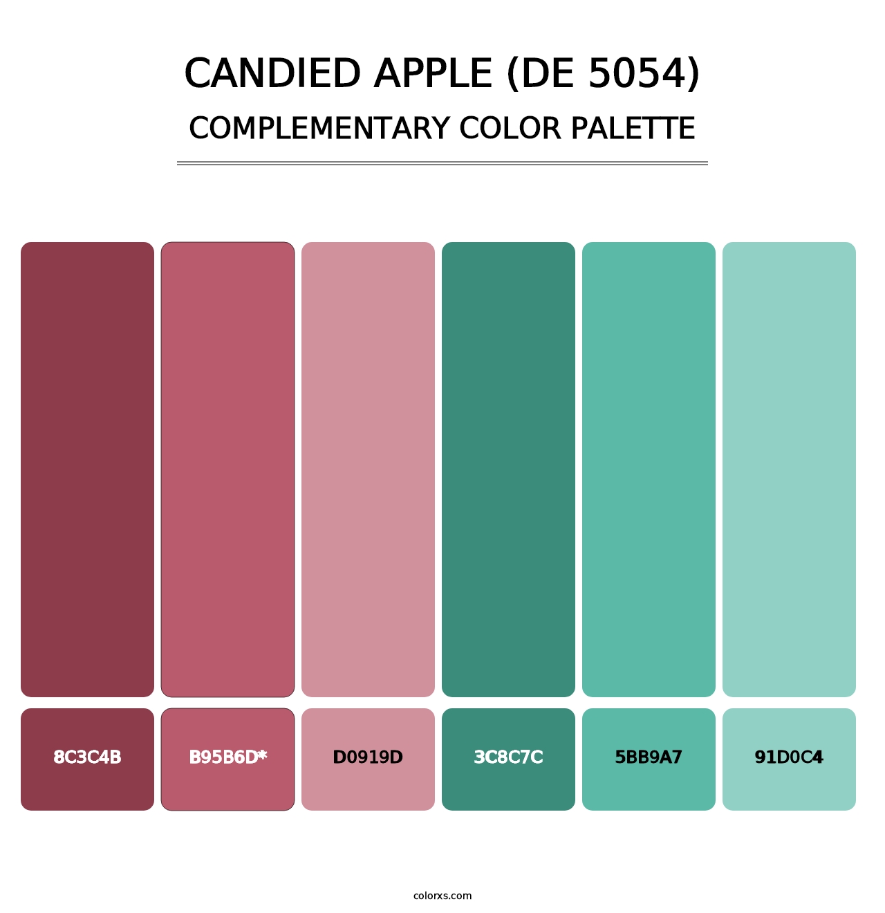 Candied Apple (DE 5054) - Complementary Color Palette