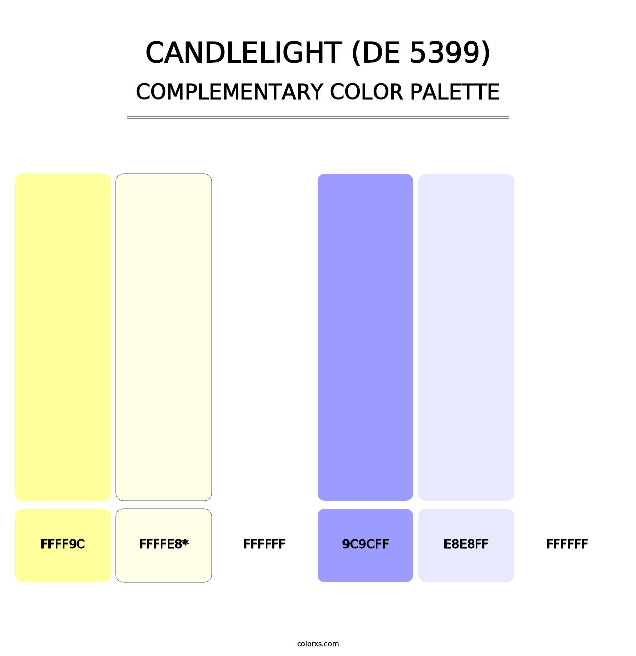 Candlelight (DE 5399) - Complementary Color Palette