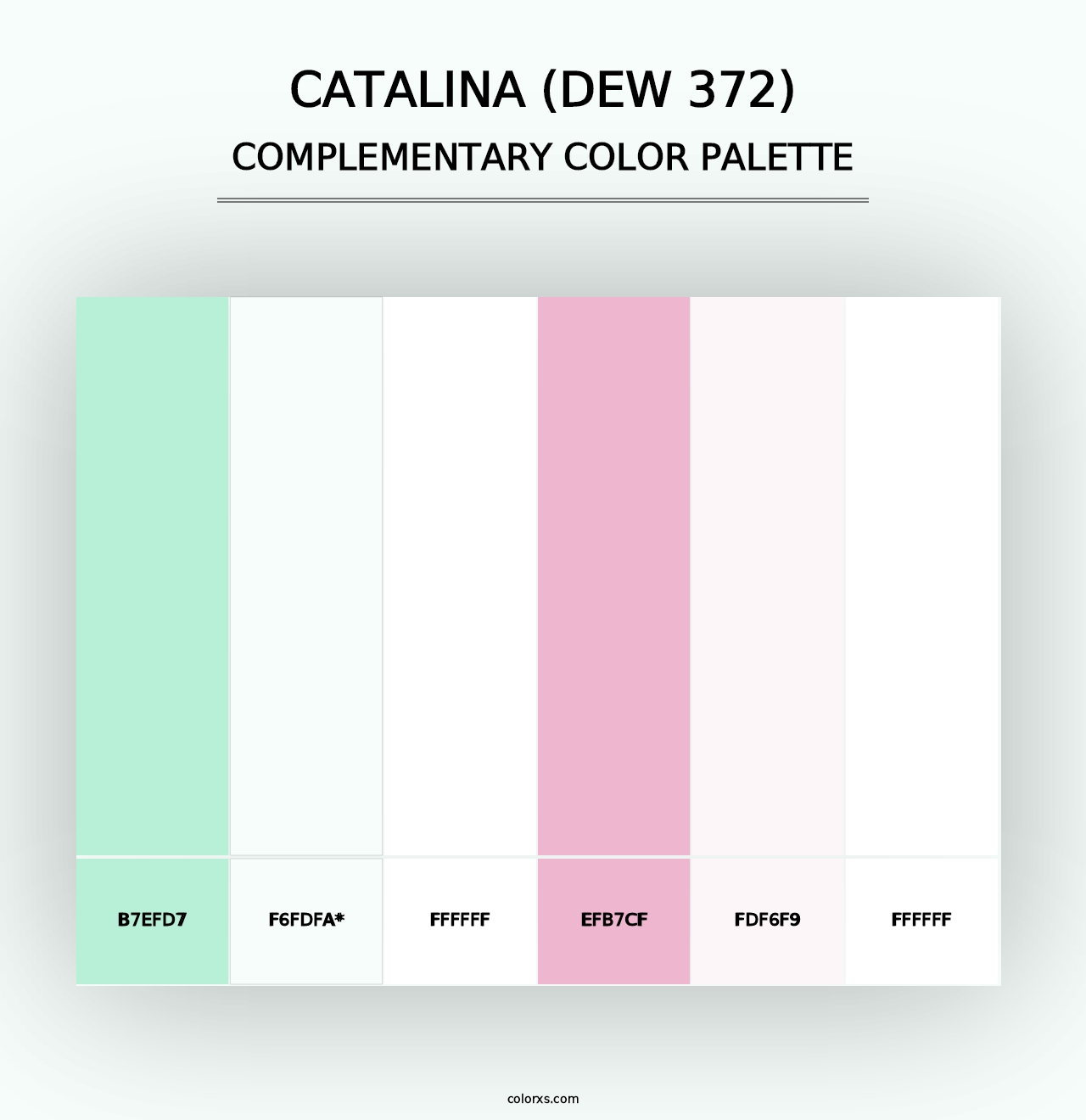 Catalina (DEW 372) - Complementary Color Palette