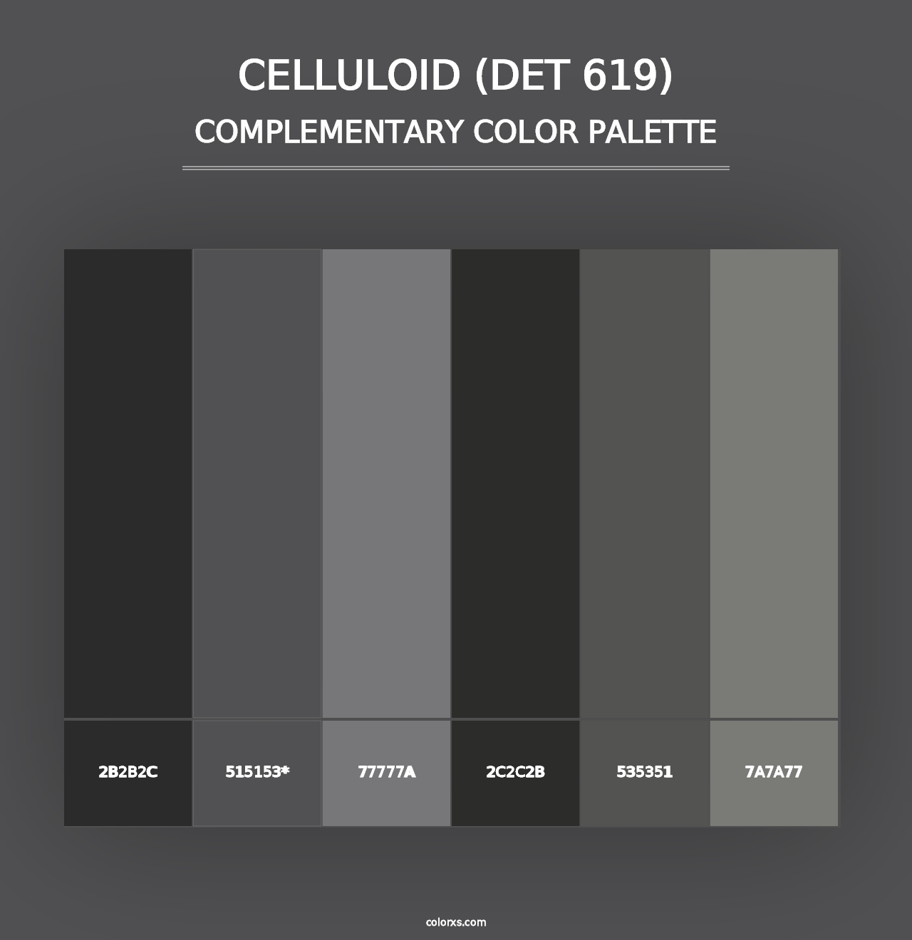 Celluloid (DET 619) - Complementary Color Palette