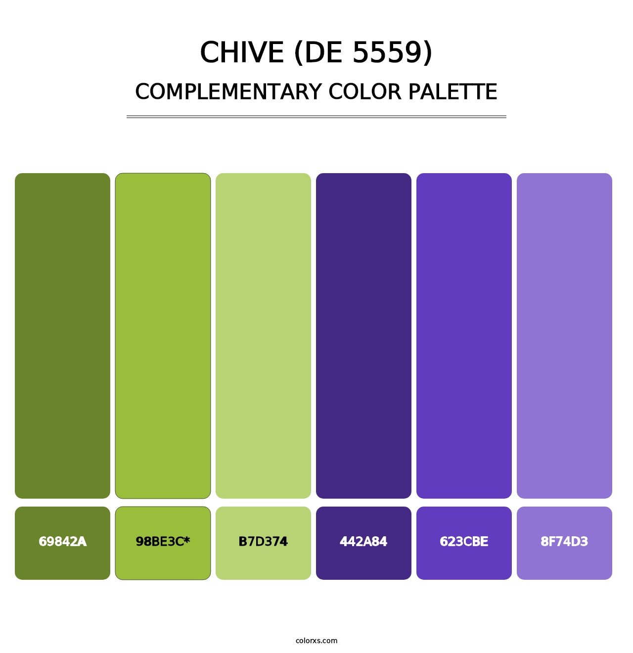 Chive (DE 5559) - Complementary Color Palette