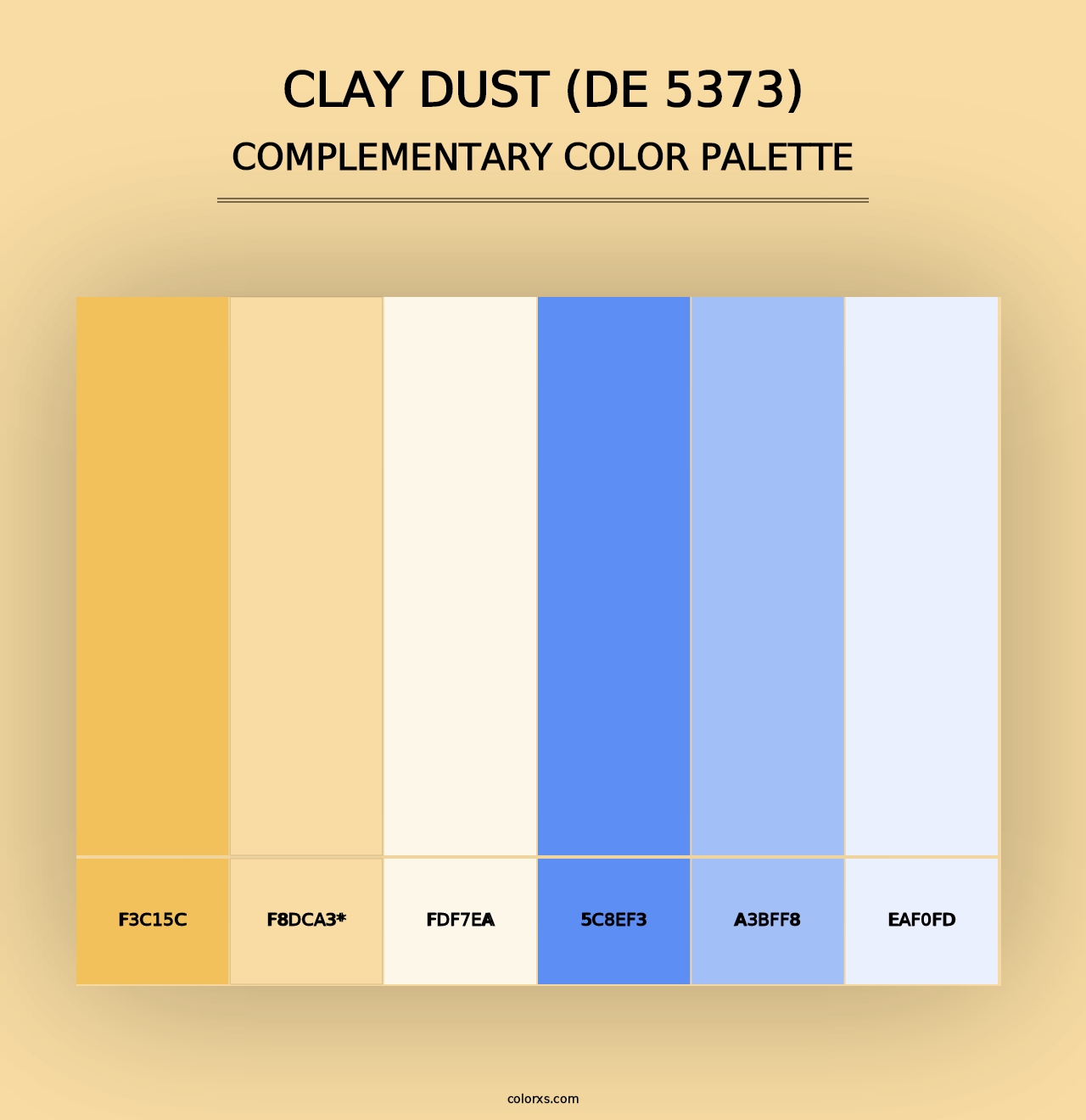 Clay Dust (DE 5373) - Complementary Color Palette