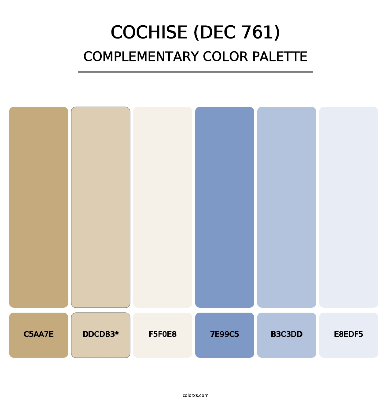 Cochise (DEC 761) - Complementary Color Palette