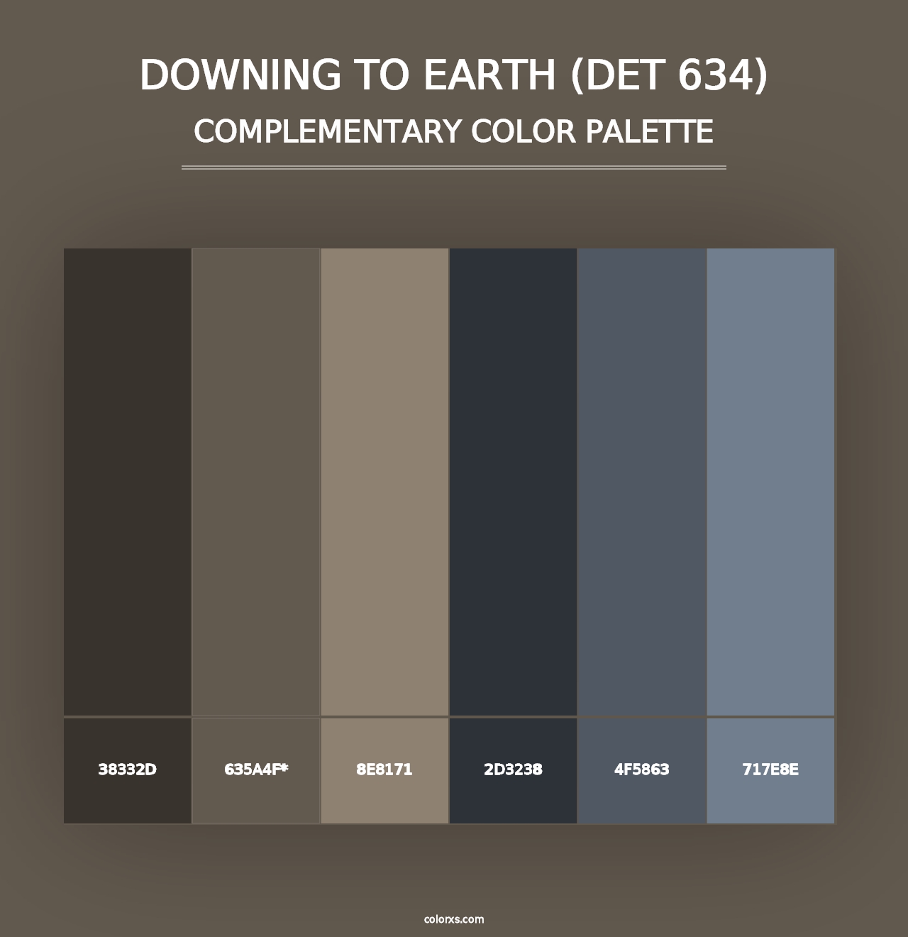 Downing to Earth (DET 634) - Complementary Color Palette