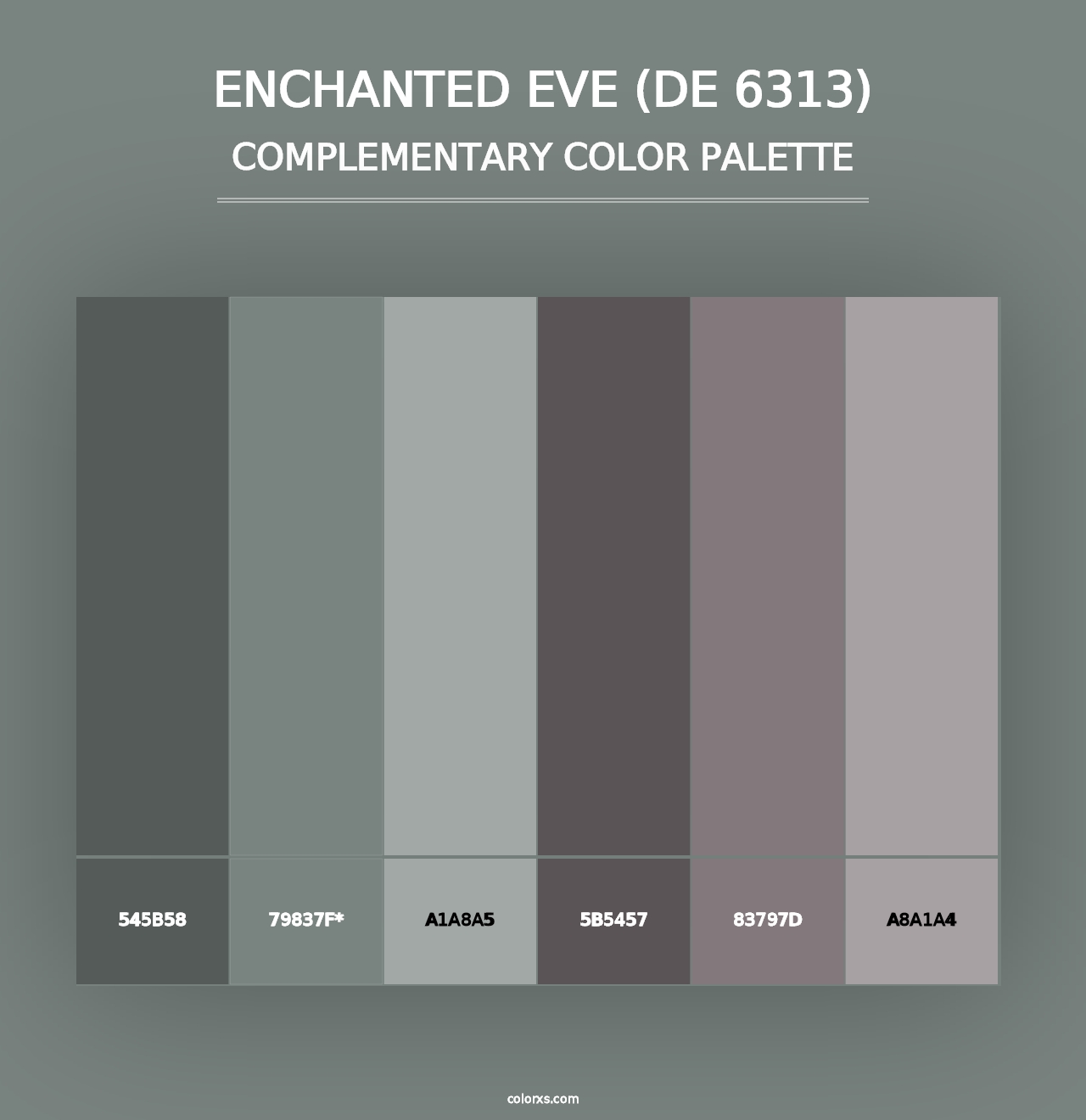 Enchanted Eve (DE 6313) - Complementary Color Palette