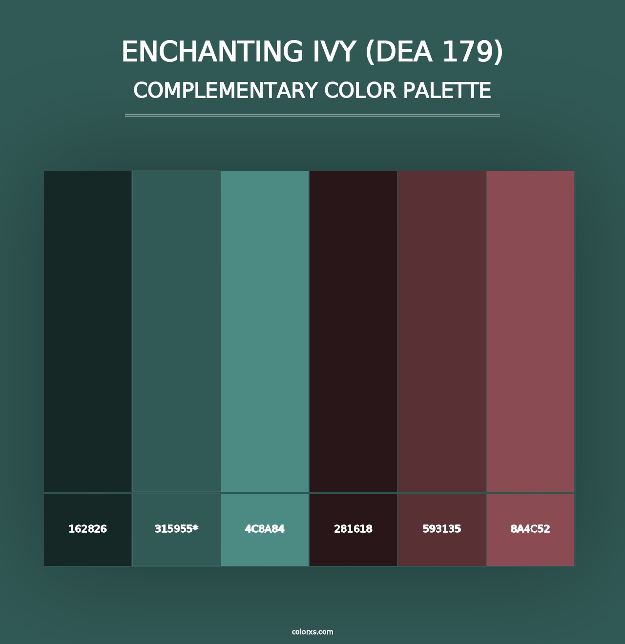 Enchanting Ivy (DEA 179) - Complementary Color Palette