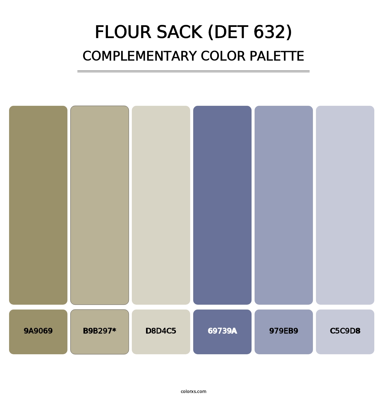 Flour Sack (DET 632) - Complementary Color Palette