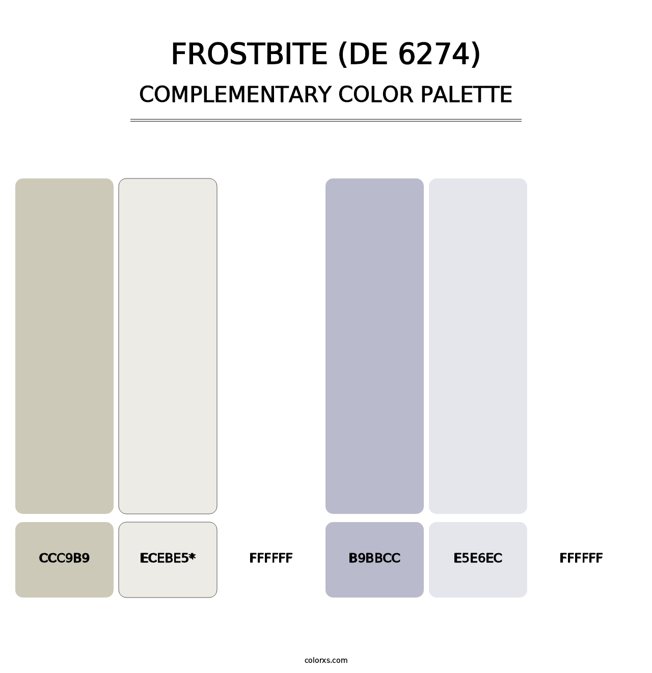 Frostbite (DE 6274) - Complementary Color Palette