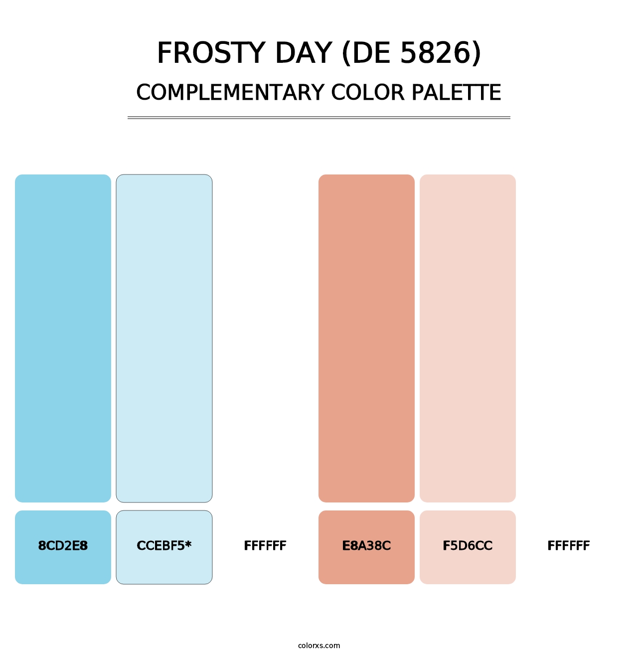 Frosty Day (DE 5826) - Complementary Color Palette