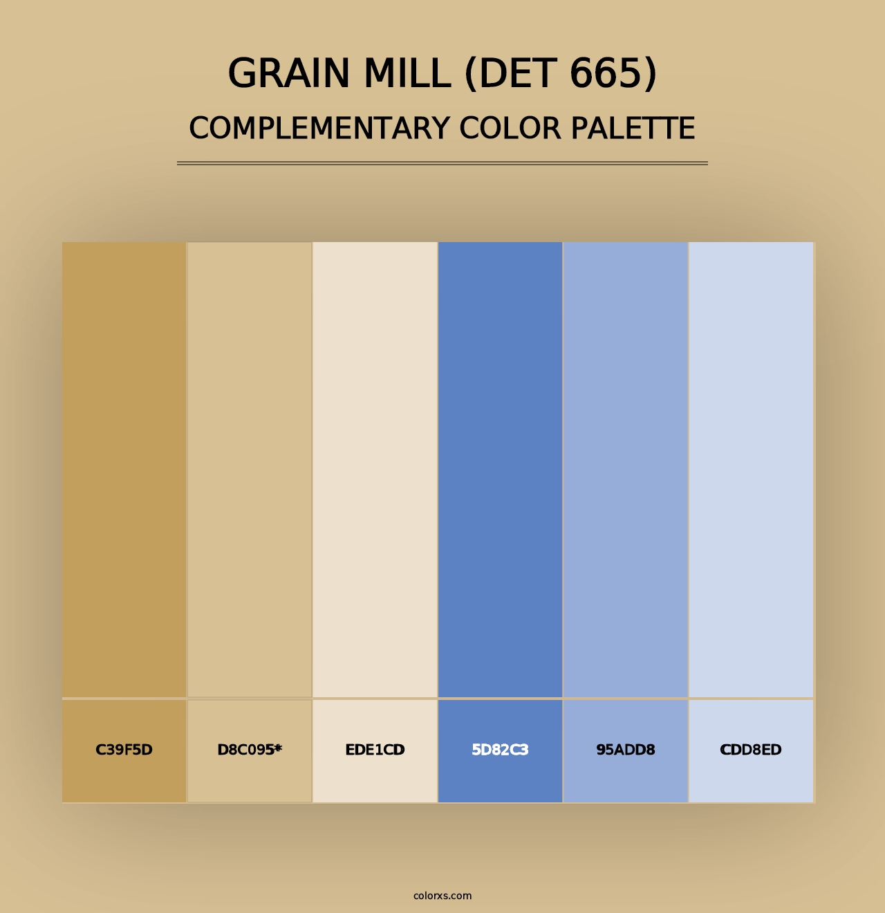 Grain Mill (DET 665) - Complementary Color Palette