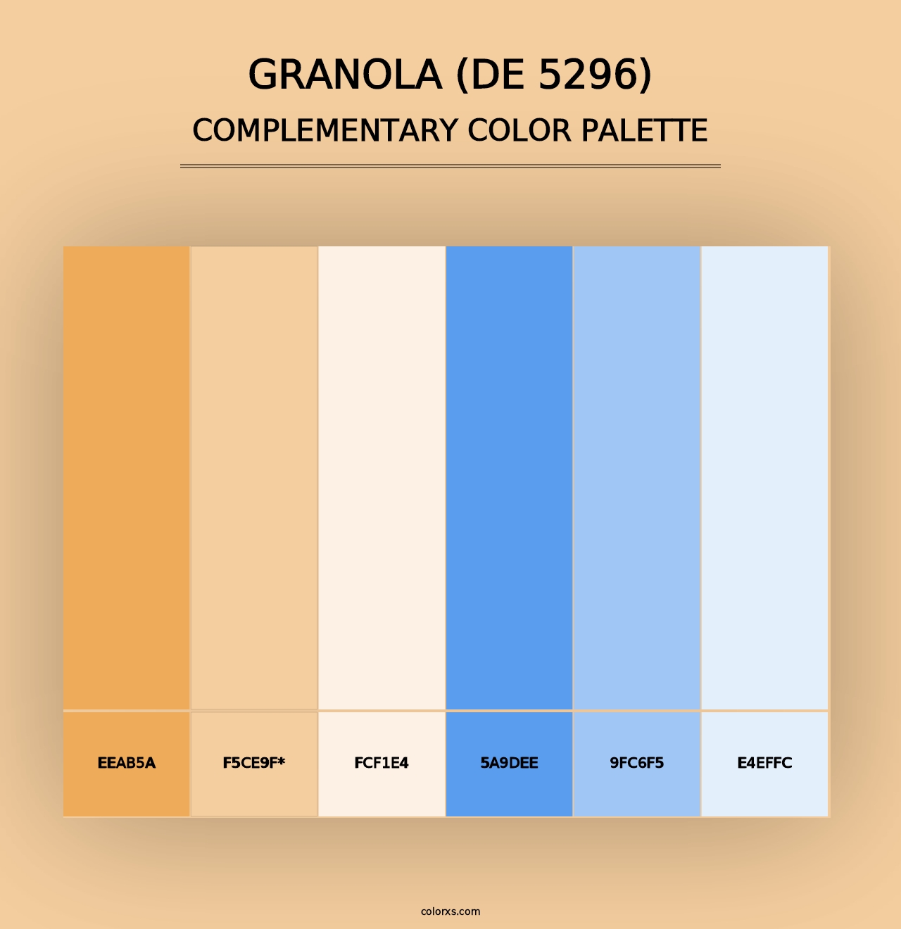 Granola (DE 5296) - Complementary Color Palette