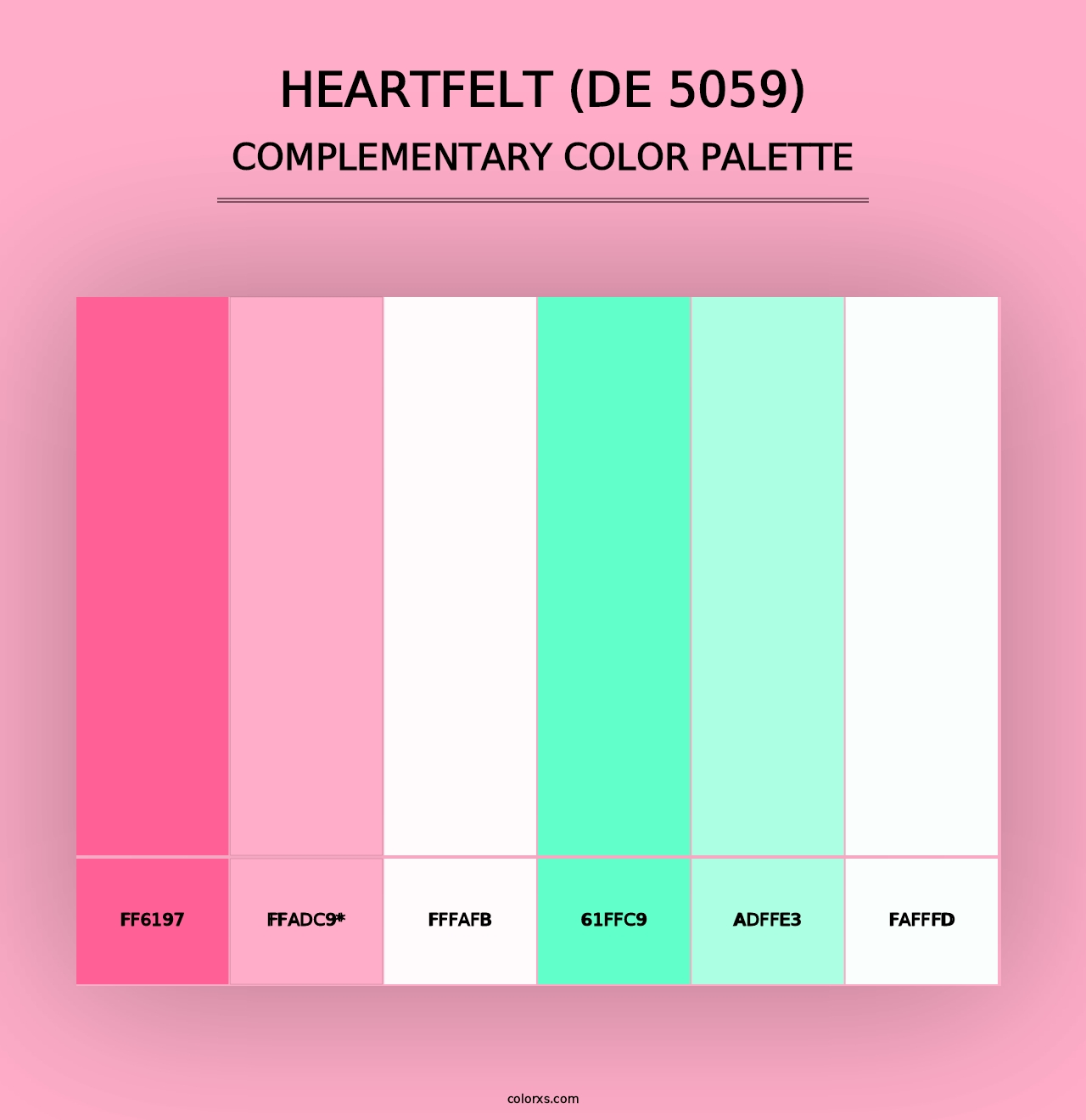 Heartfelt (DE 5059) - Complementary Color Palette