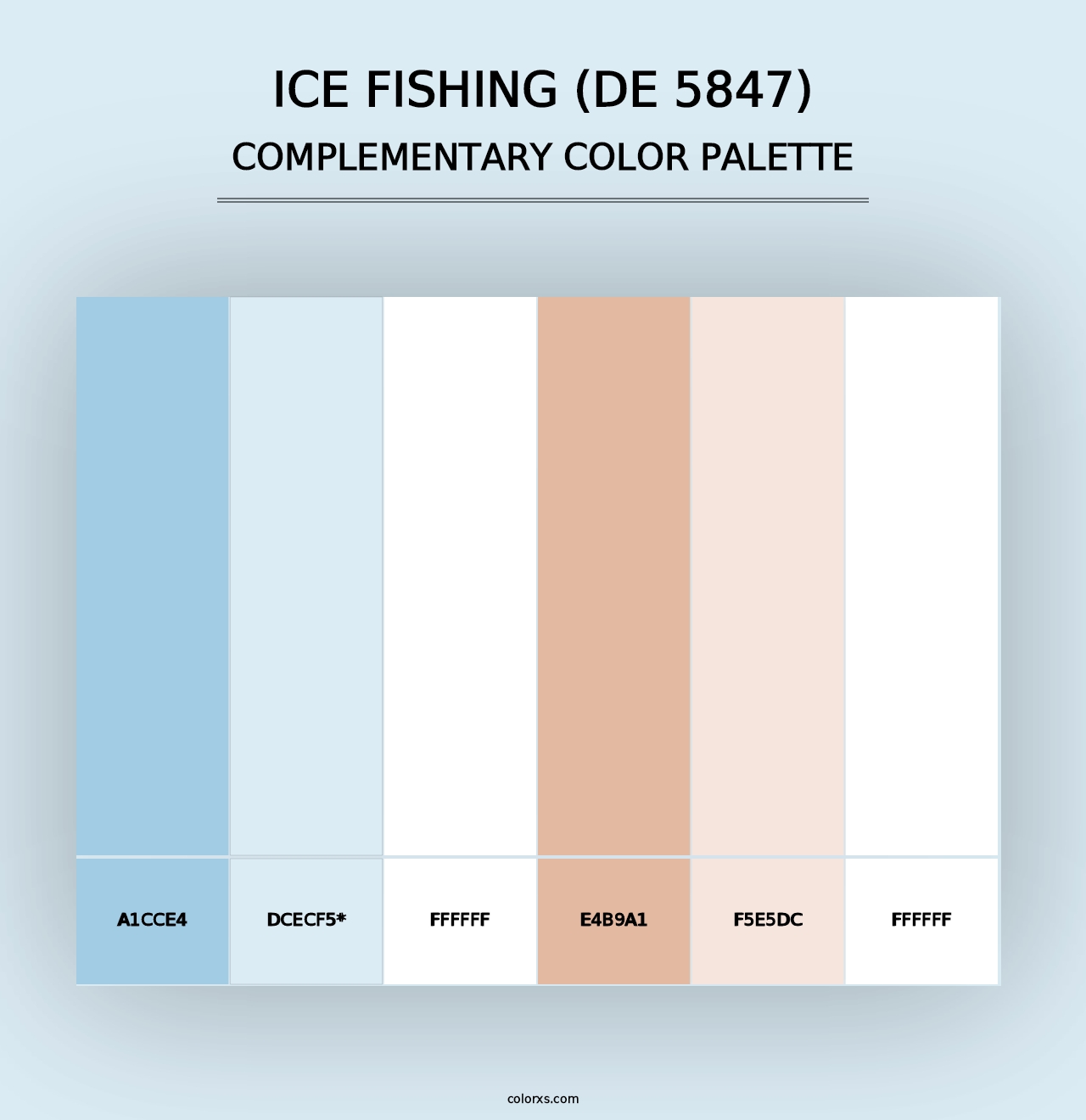 Ice Fishing (DE 5847) - Complementary Color Palette