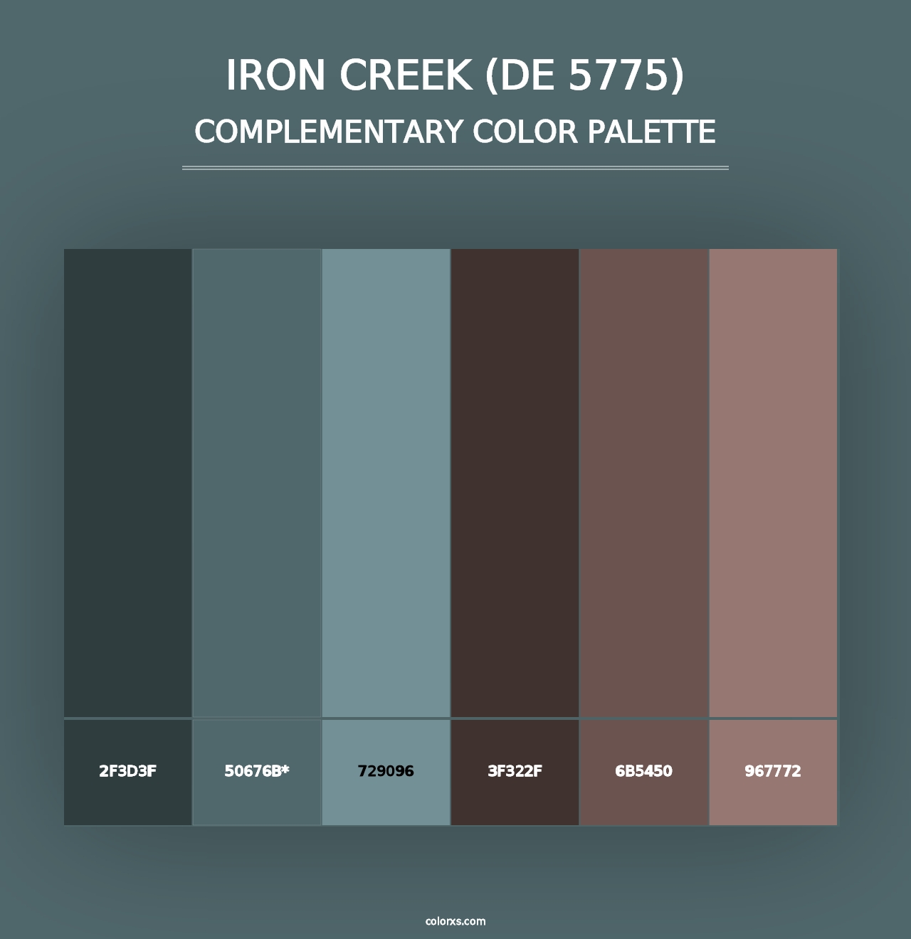 Iron Creek (DE 5775) - Complementary Color Palette