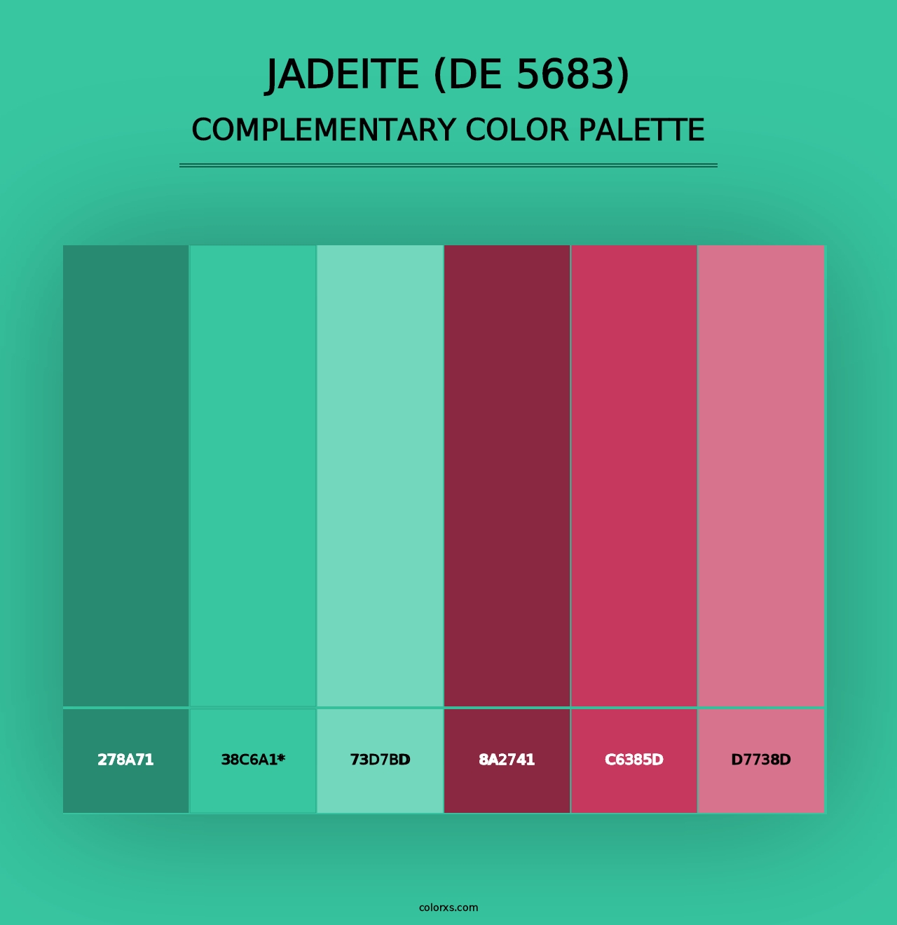 Jadeite (DE 5683) - Complementary Color Palette