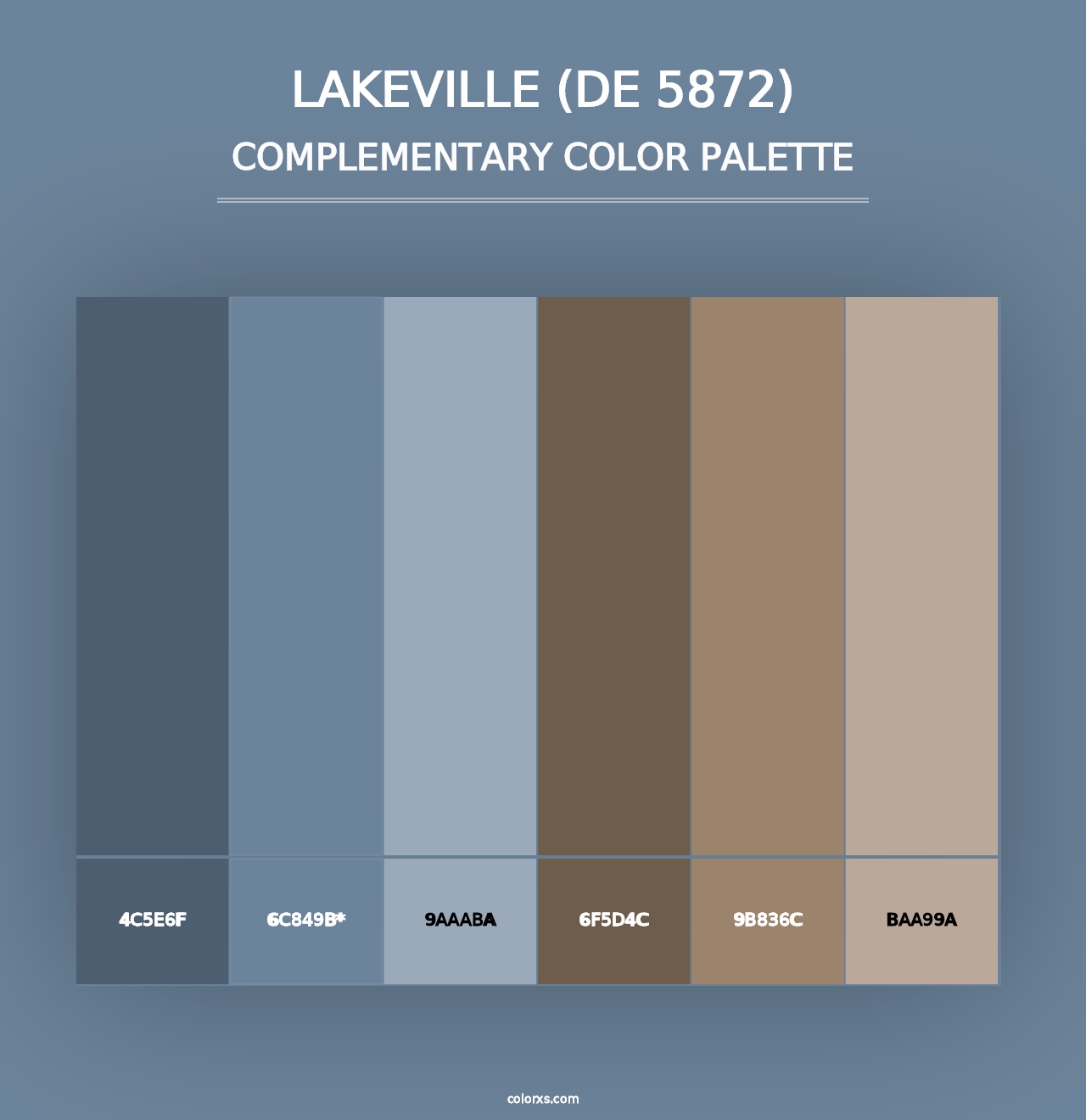 Lakeville (DE 5872) - Complementary Color Palette