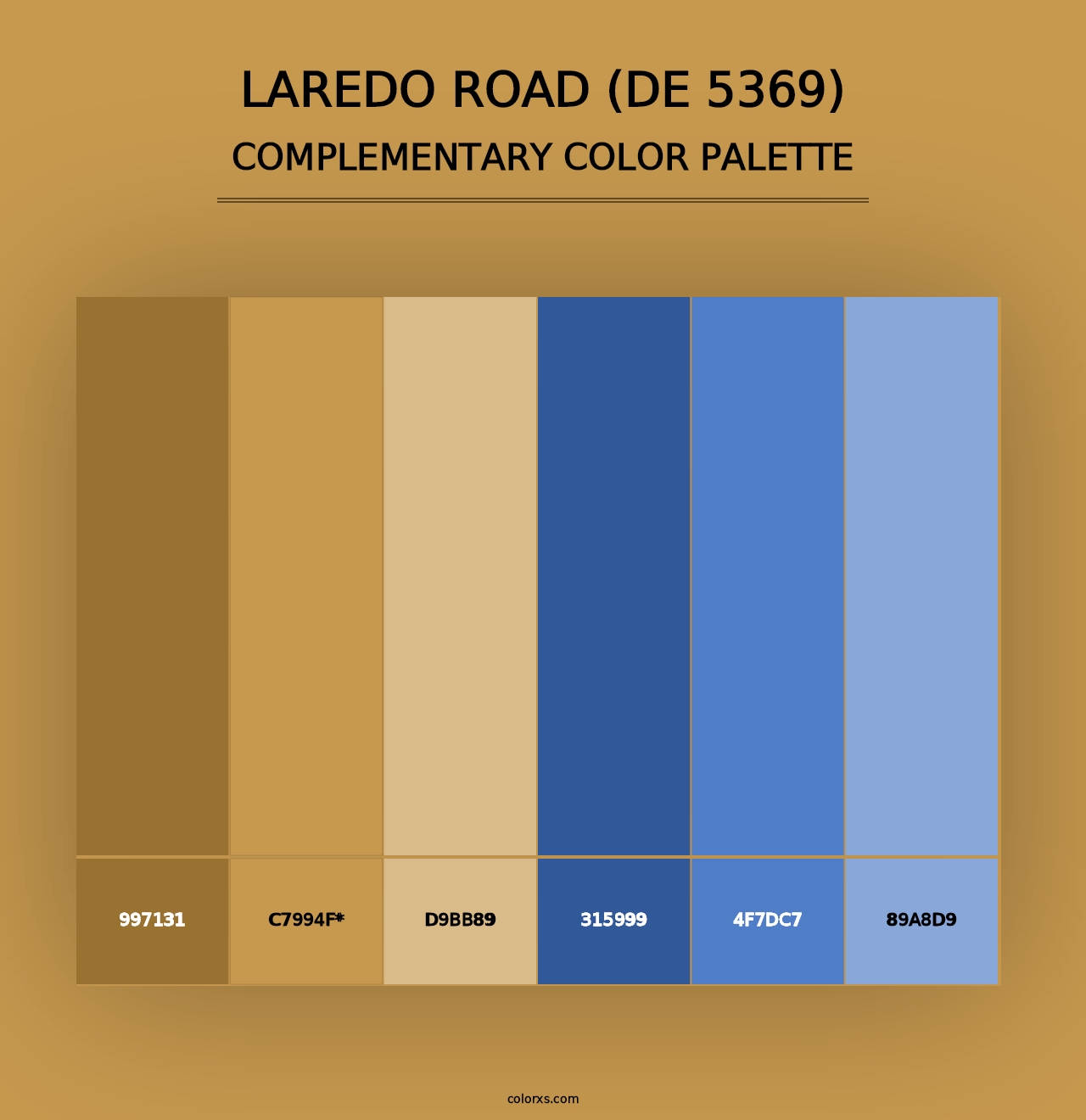 Laredo Road (DE 5369) - Complementary Color Palette