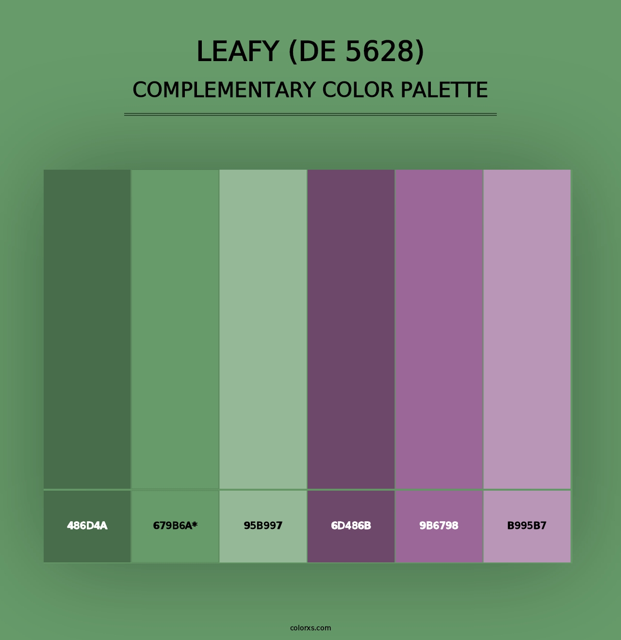 Leafy (DE 5628) - Complementary Color Palette