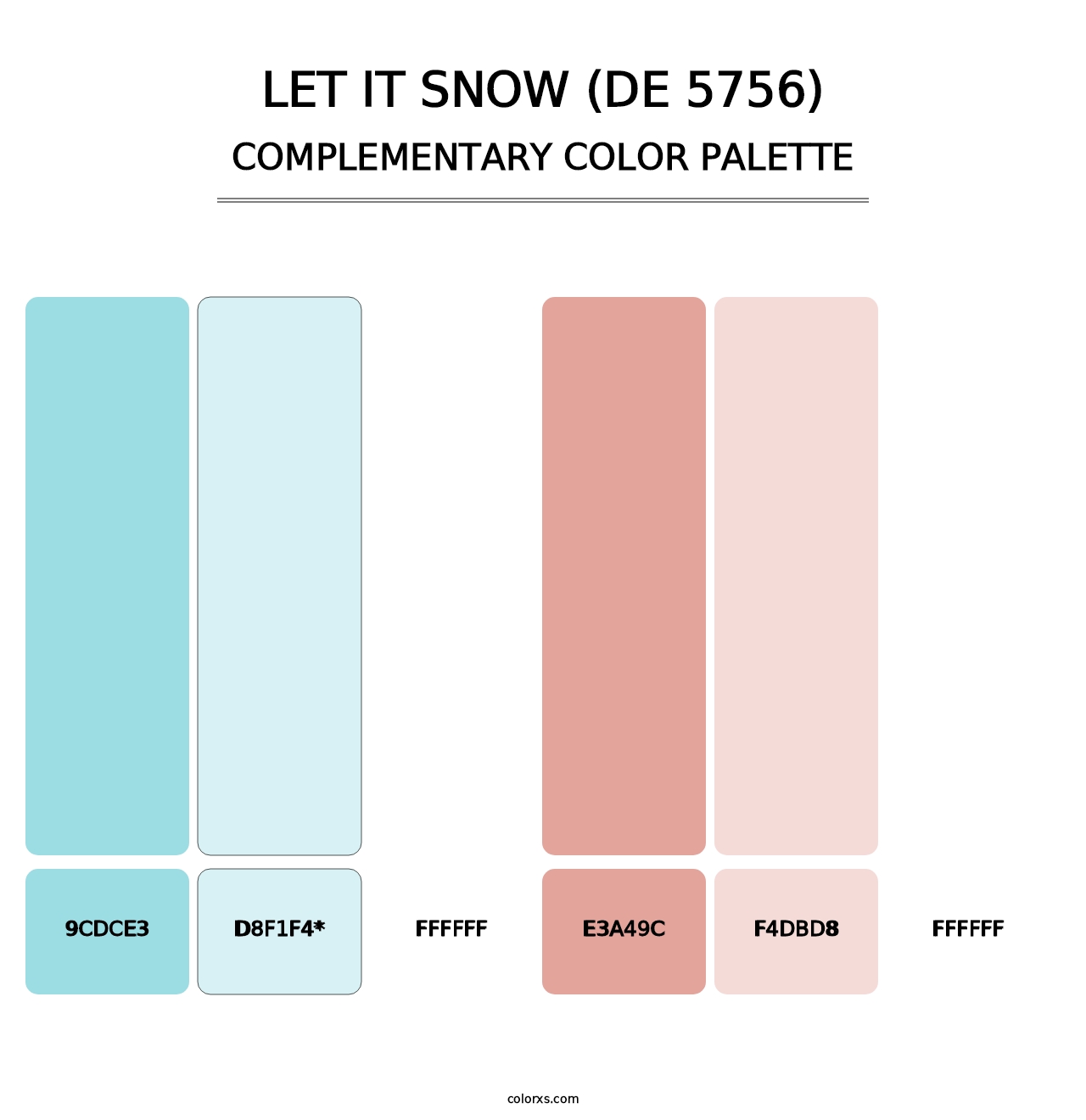 Let it Snow (DE 5756) - Complementary Color Palette