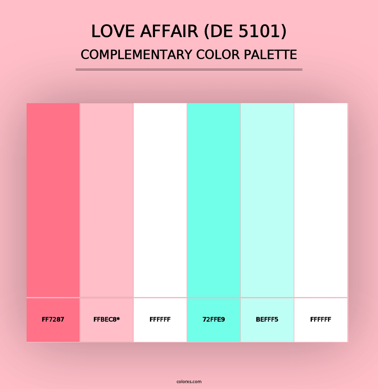 Love Affair (DE 5101) - Complementary Color Palette