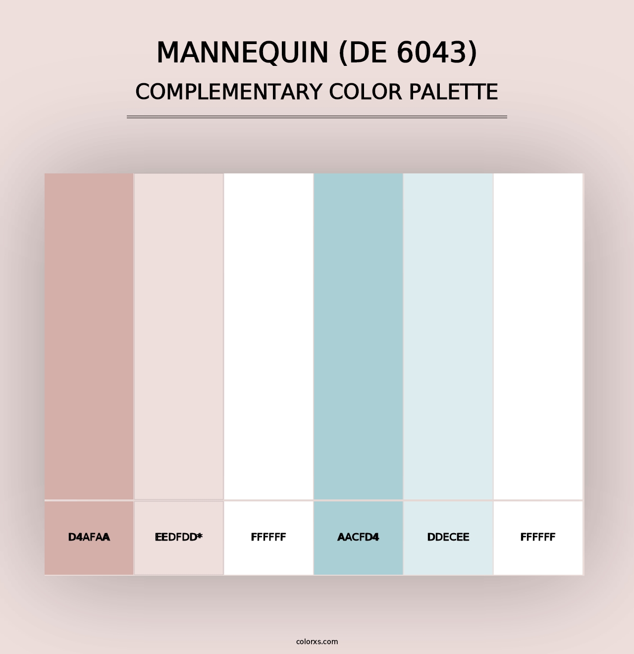 Mannequin (DE 6043) - Complementary Color Palette