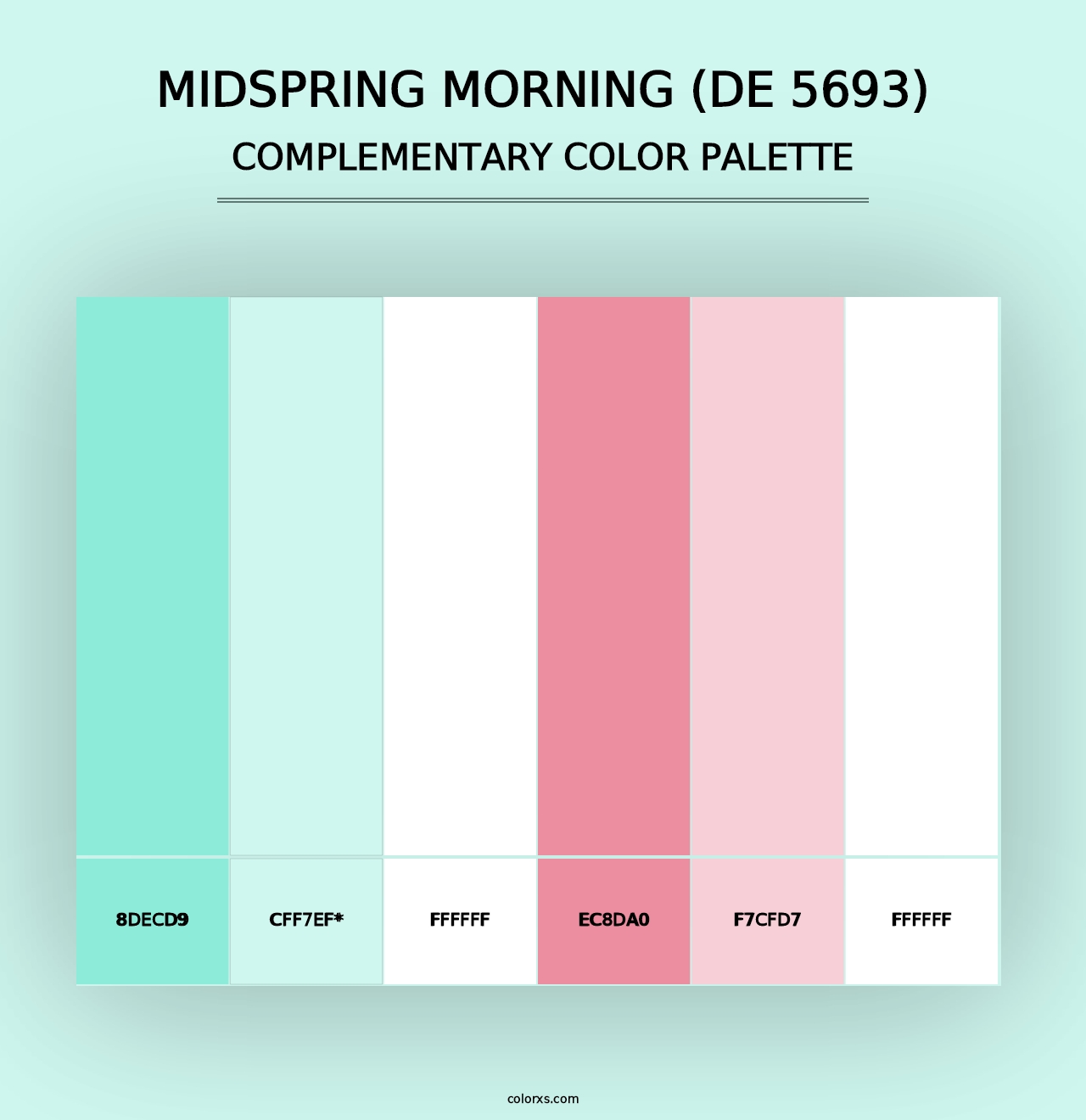 Midspring Morning (DE 5693) - Complementary Color Palette