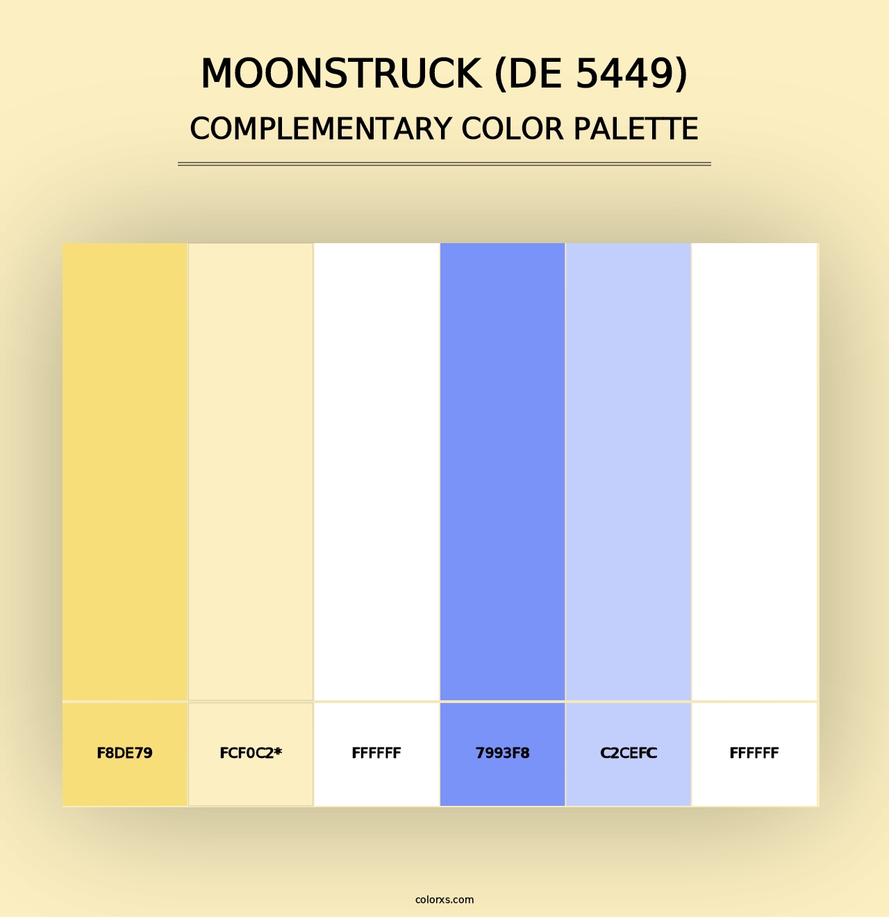 Moonstruck (DE 5449) - Complementary Color Palette