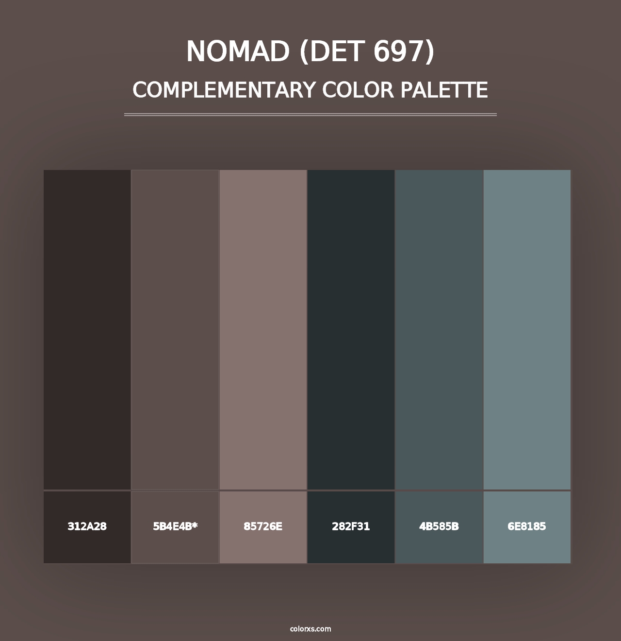 Nomad (DET 697) - Complementary Color Palette