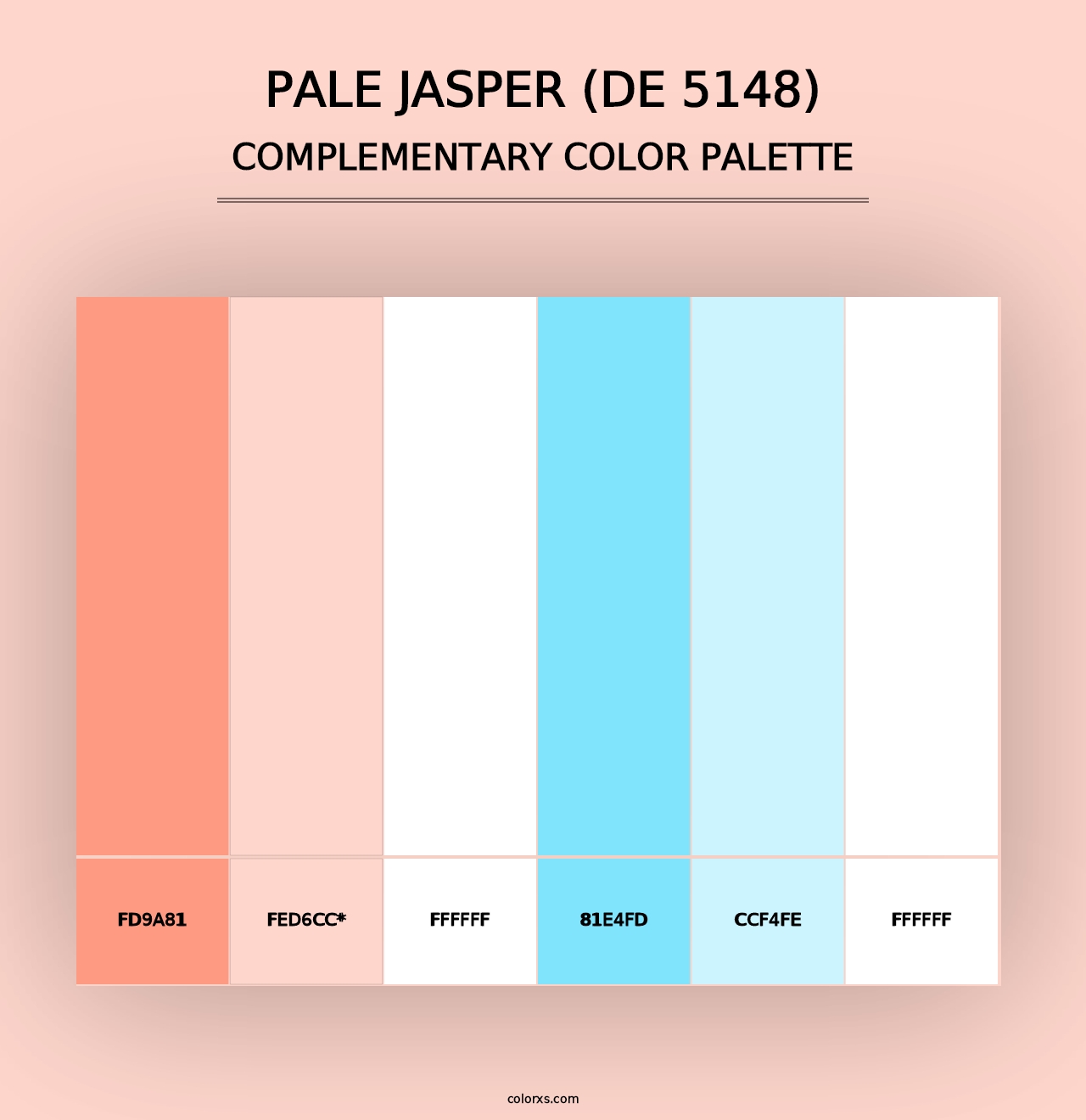 Pale Jasper (DE 5148) - Complementary Color Palette