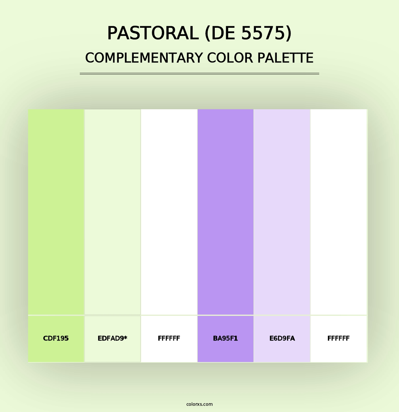 Pastoral (DE 5575) - Complementary Color Palette