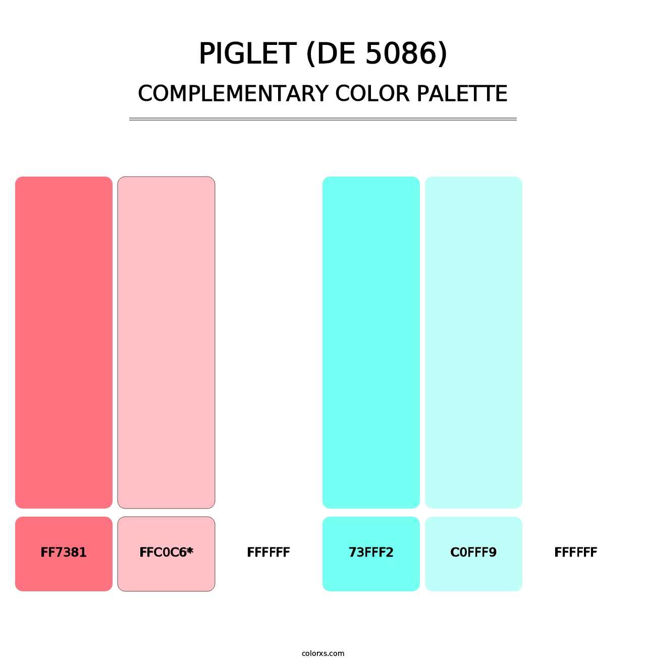 Piglet (DE 5086) - Complementary Color Palette