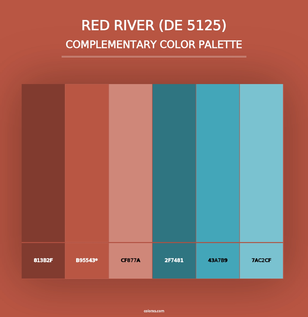 Red River (DE 5125) - Complementary Color Palette