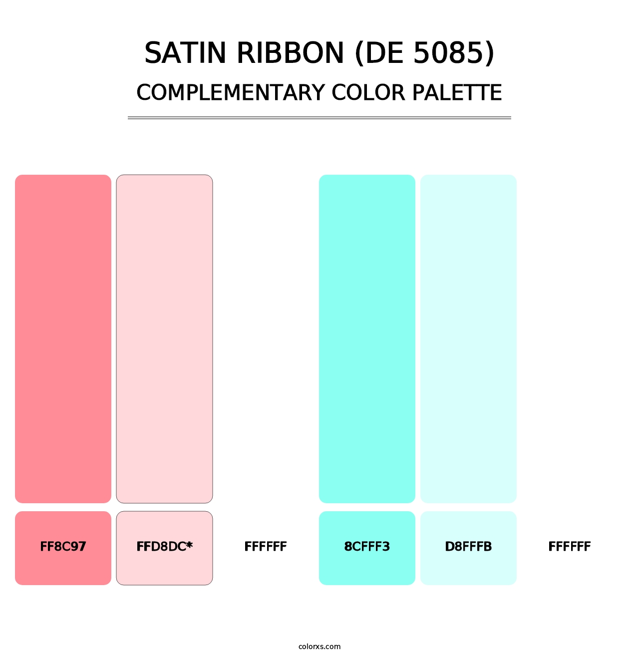 Satin Ribbon (DE 5085) - Complementary Color Palette