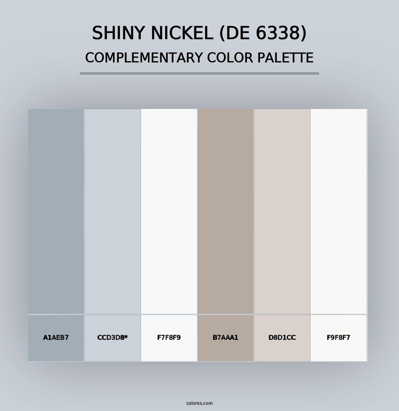 Shiny Nickel (DE 6338) - Complementary Color Palette