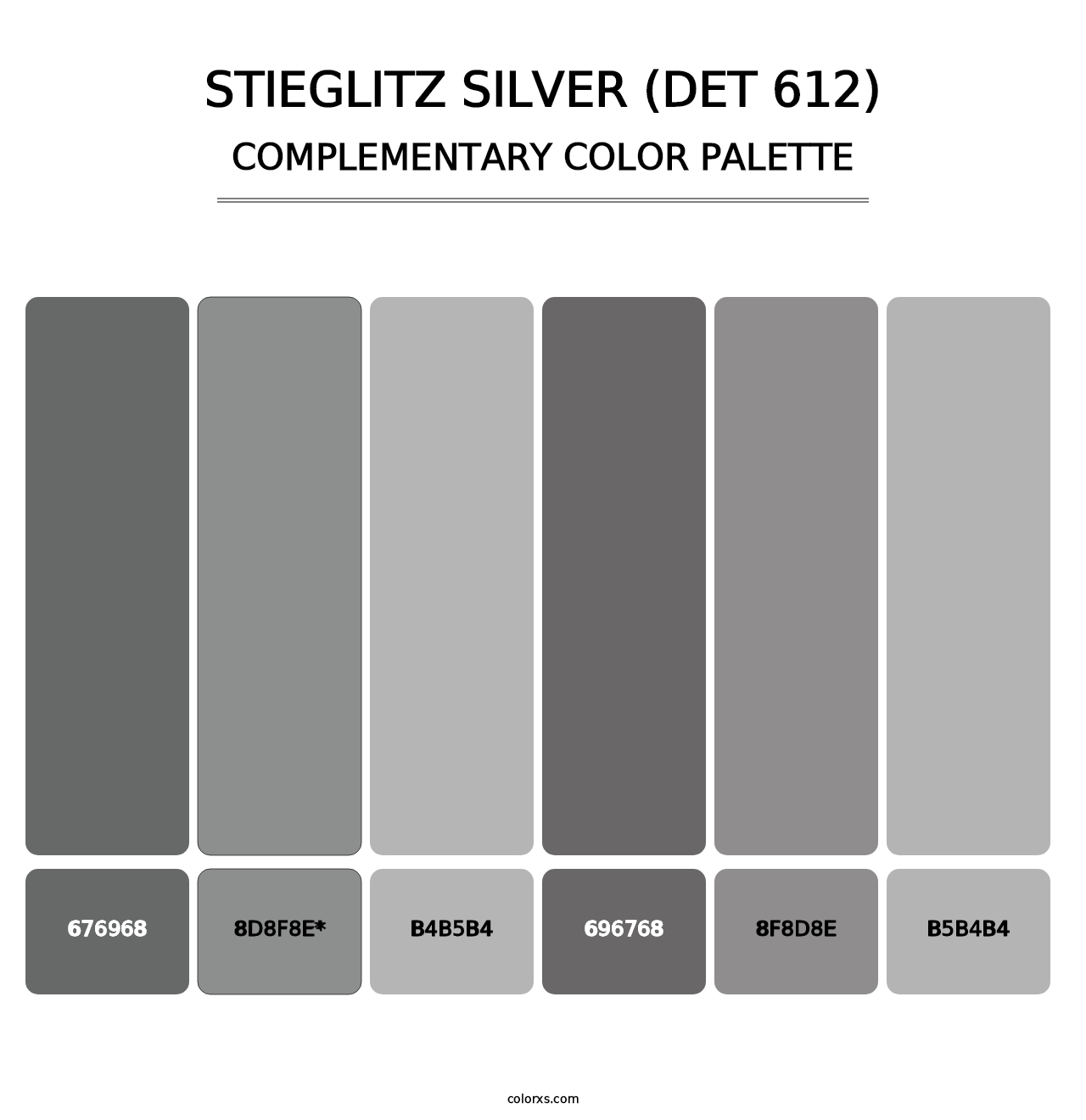 Stieglitz Silver (DET 612) - Complementary Color Palette