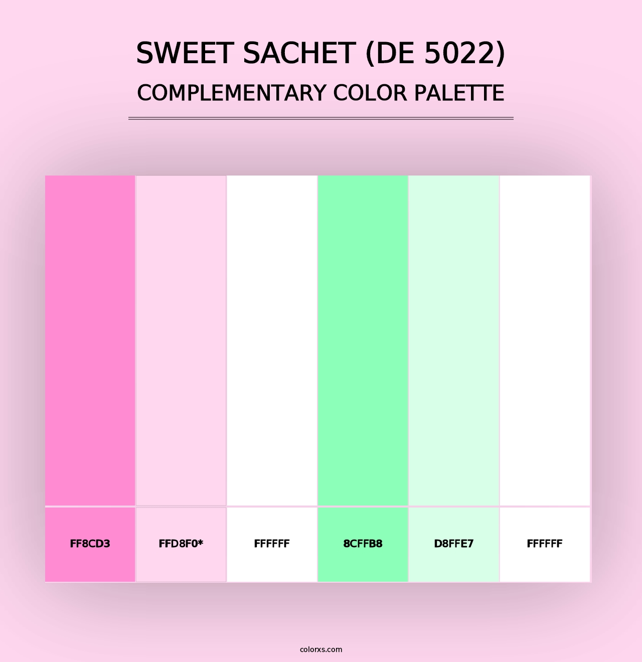 Sweet Sachet (DE 5022) - Complementary Color Palette