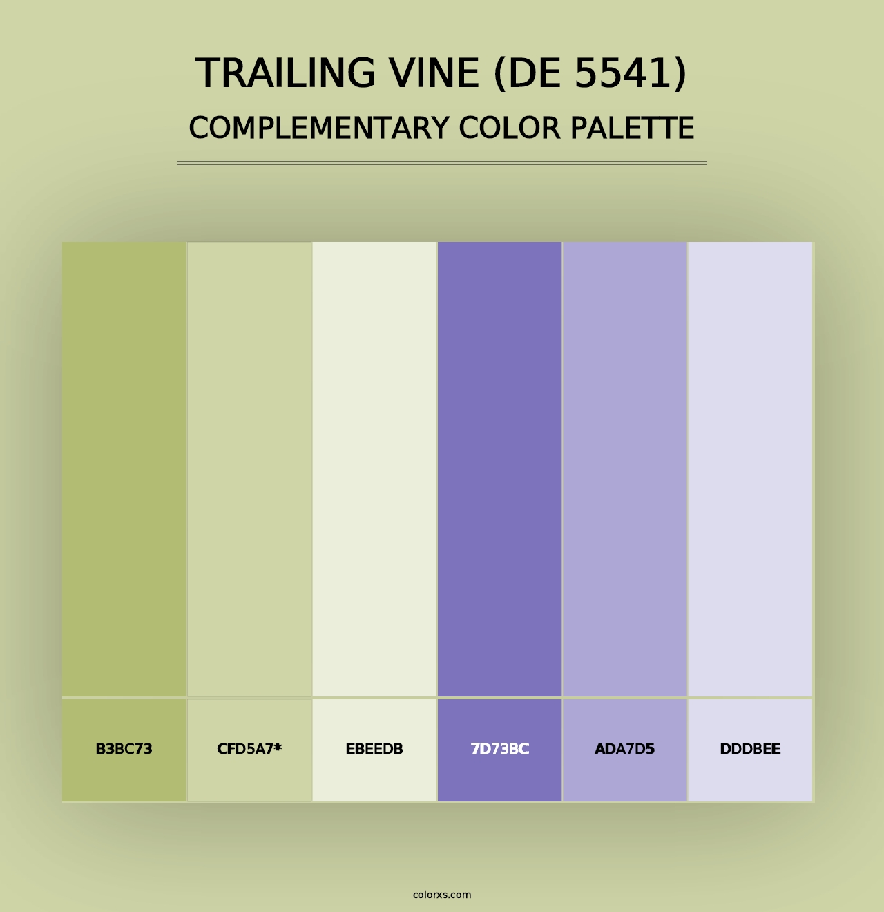 Trailing Vine (DE 5541) - Complementary Color Palette