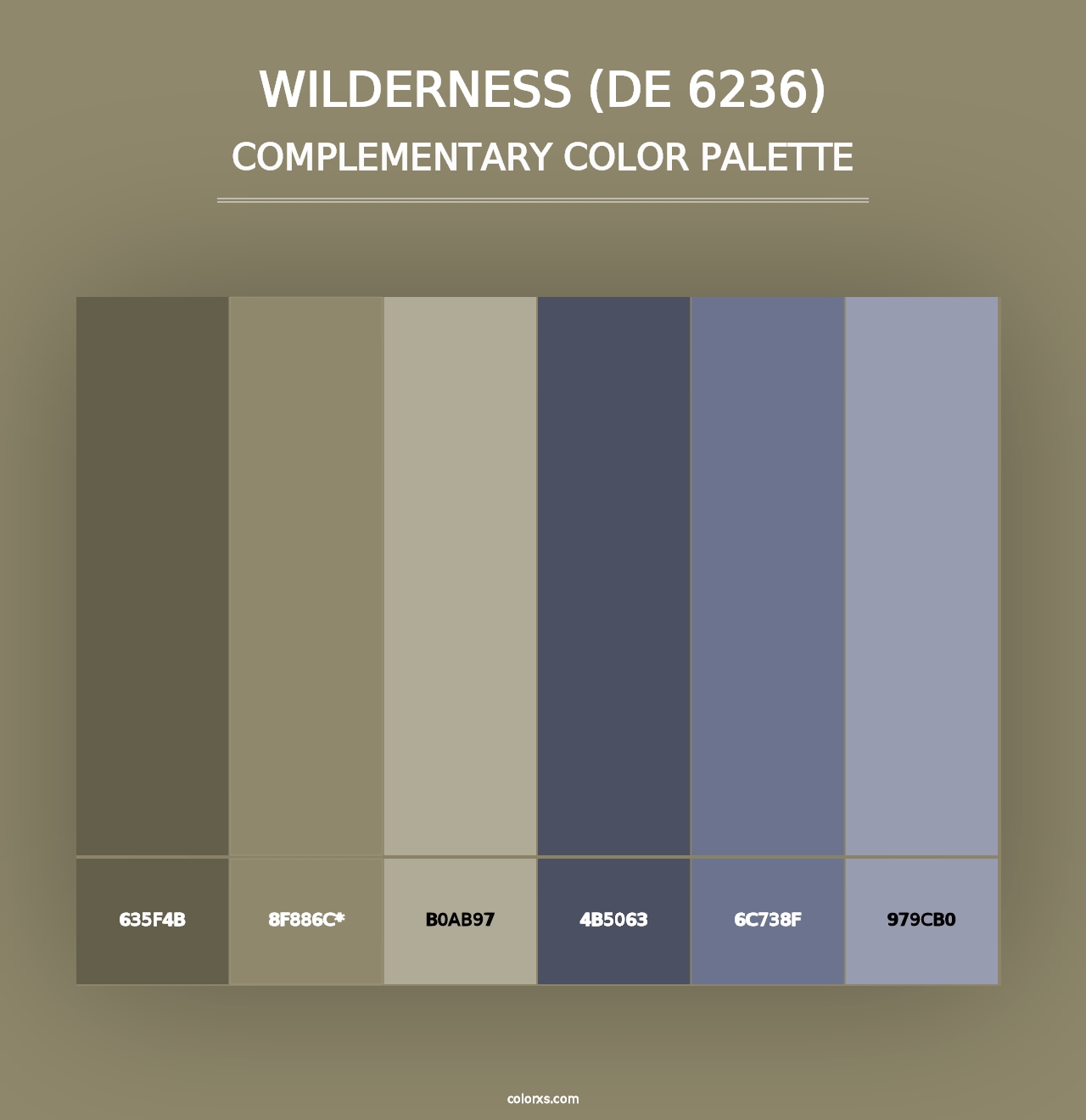 Wilderness (DE 6236) - Complementary Color Palette