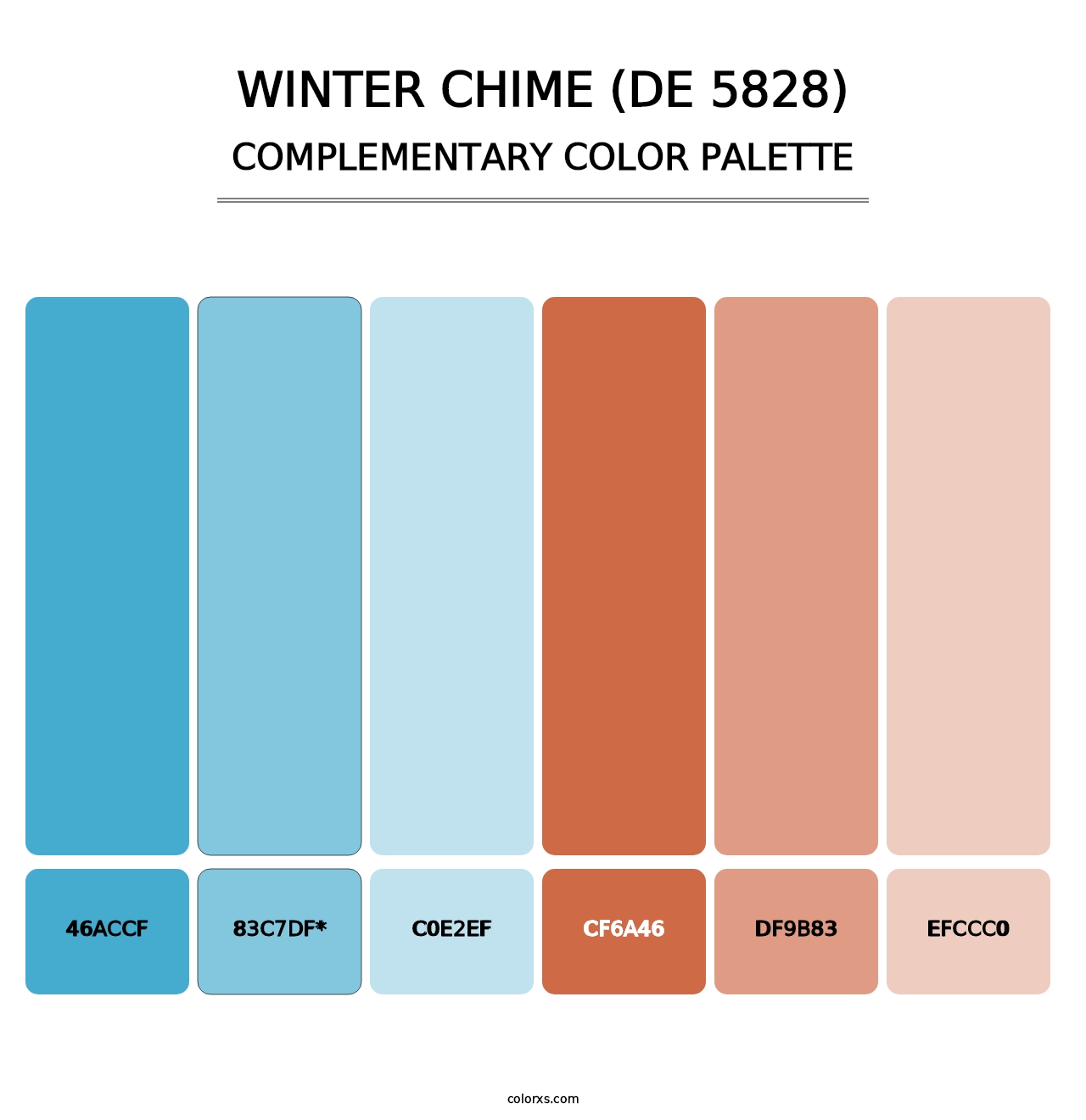 Winter Chime (DE 5828) - Complementary Color Palette