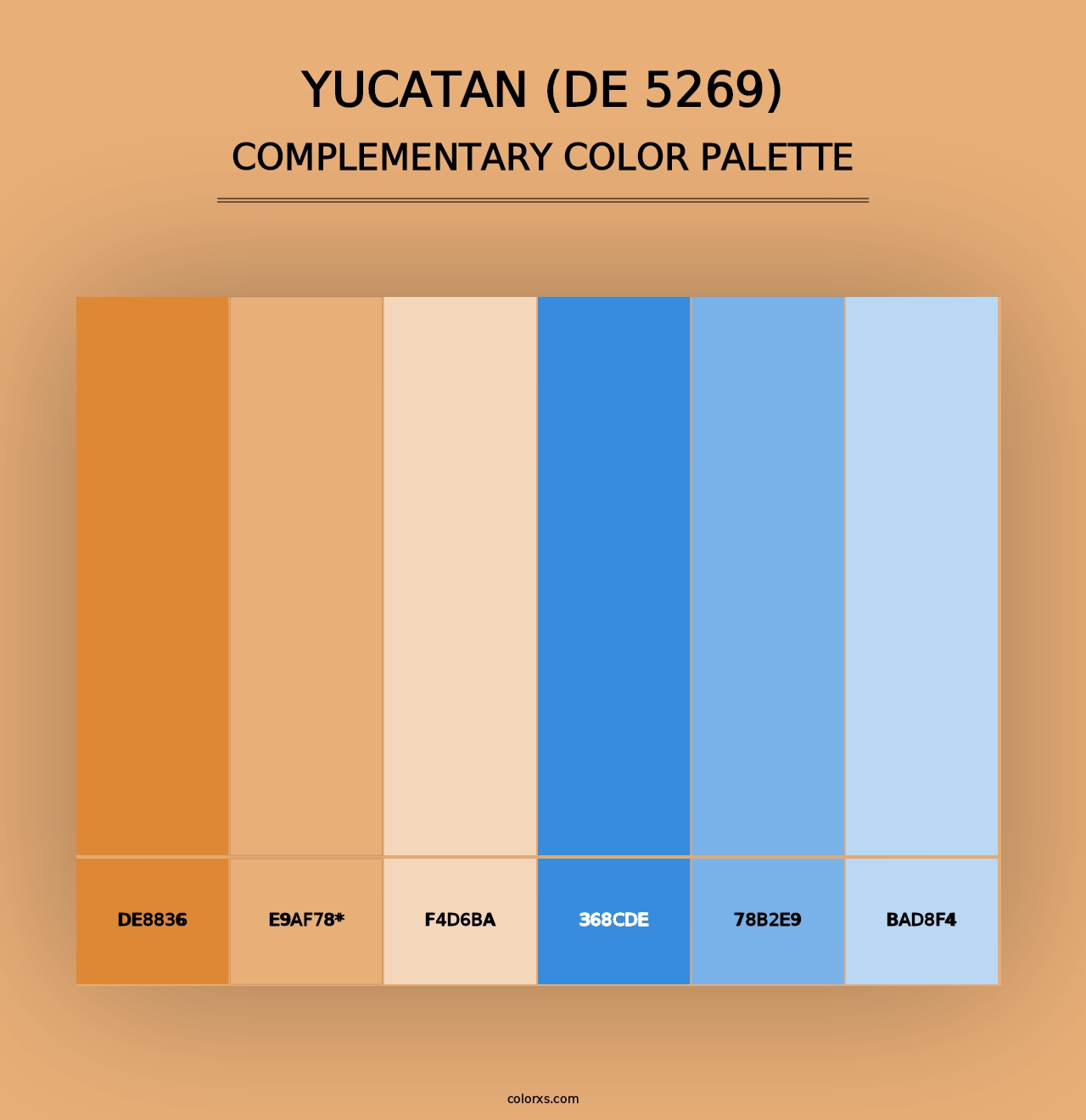 Yucatan (DE 5269) - Complementary Color Palette