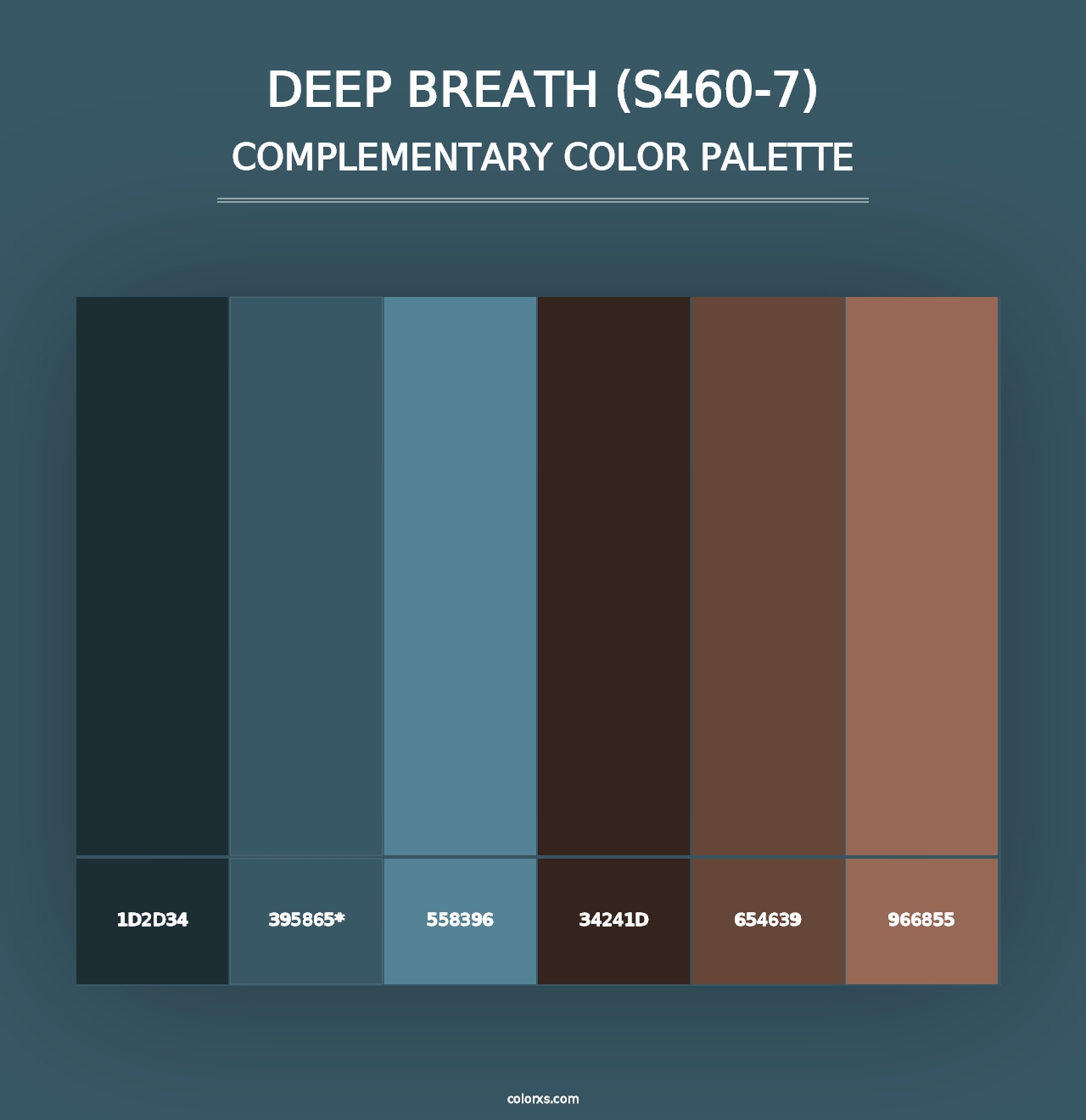 Deep Breath (S460-7) - Complementary Color Palette