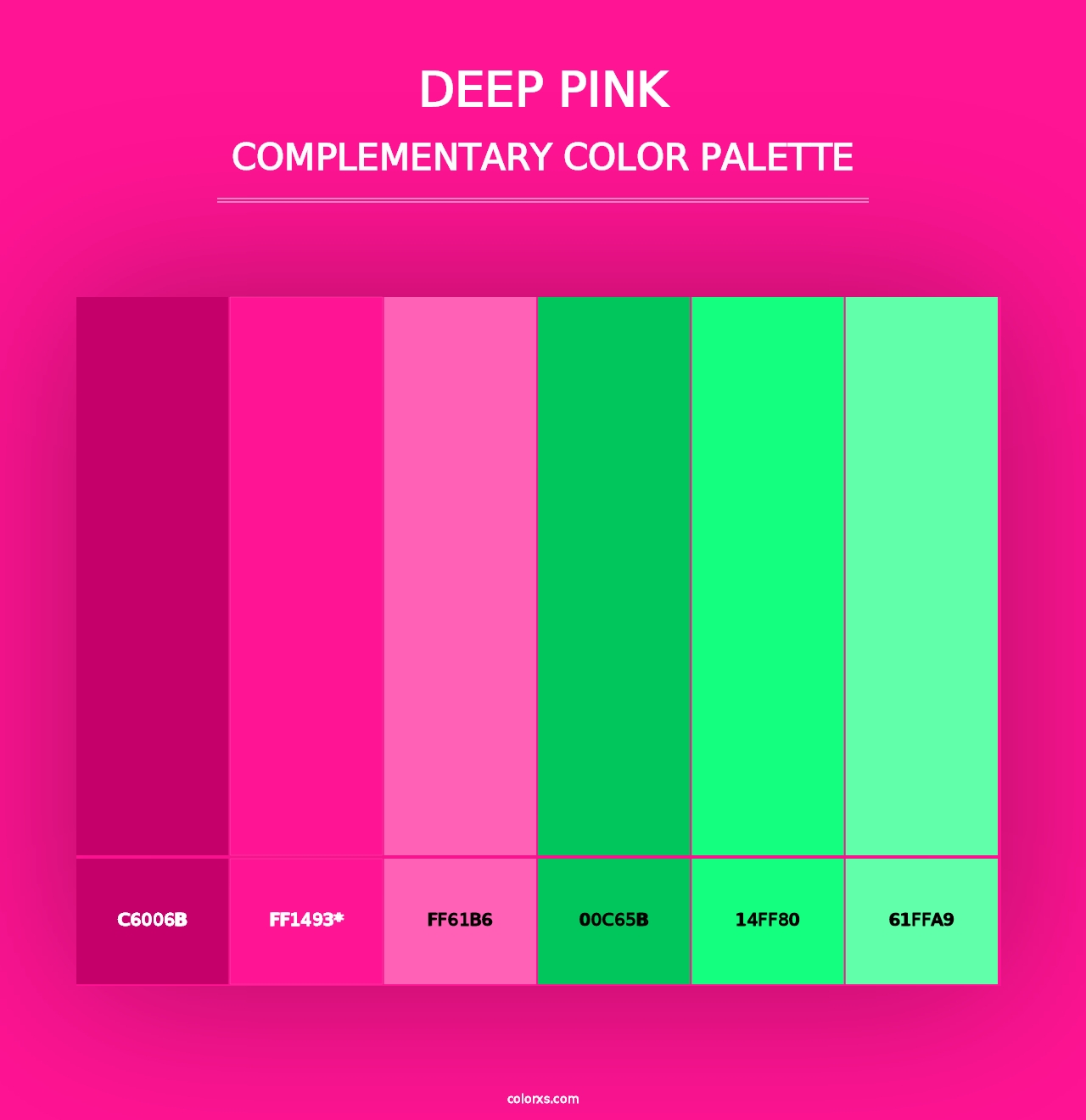 Deep Pink - Complementary Color Palette