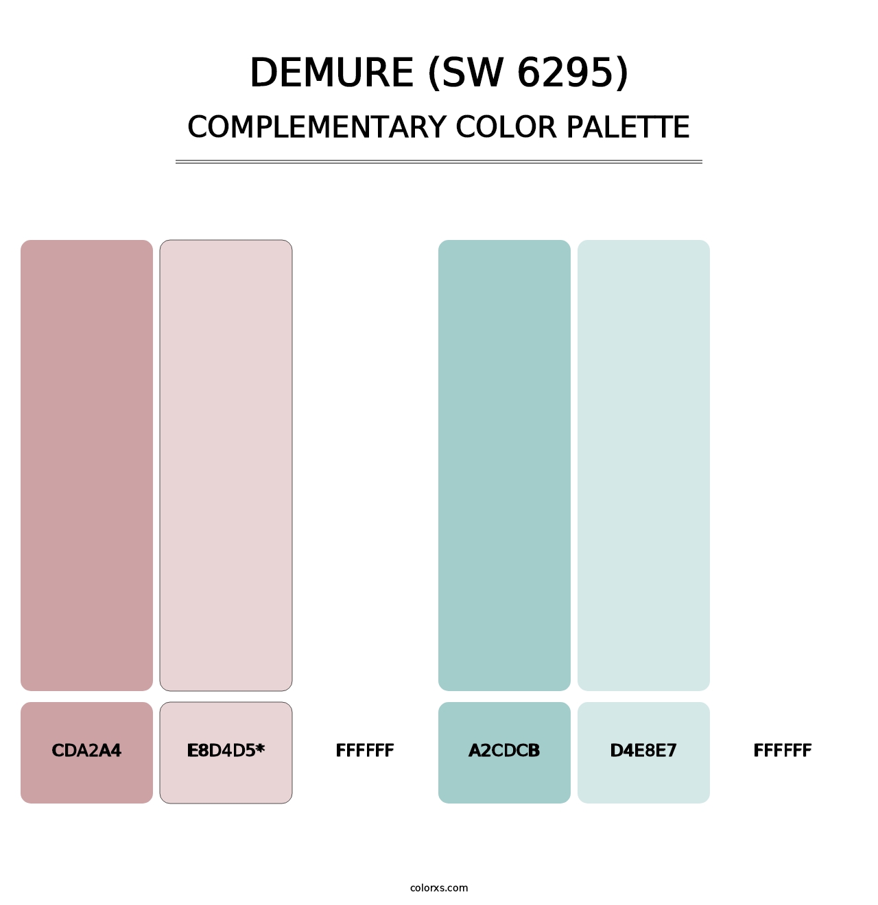 Demure (SW 6295) - Complementary Color Palette