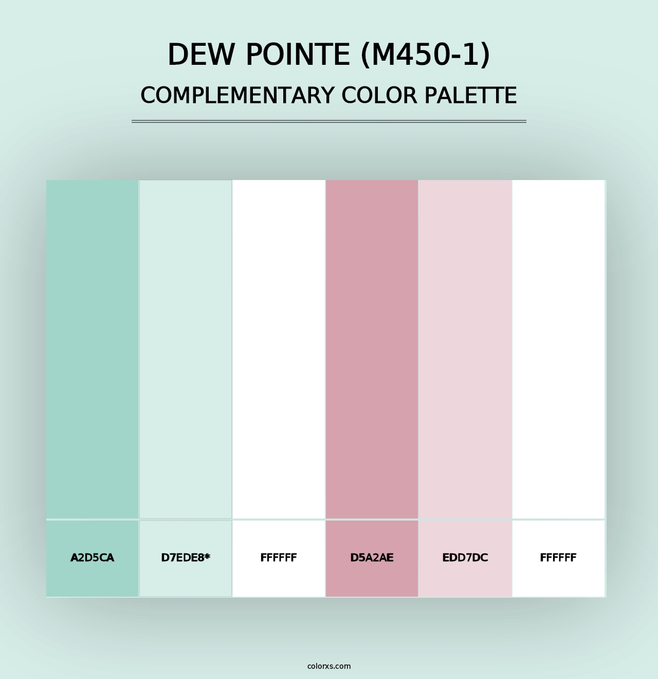 Dew Pointe (M450-1) - Complementary Color Palette