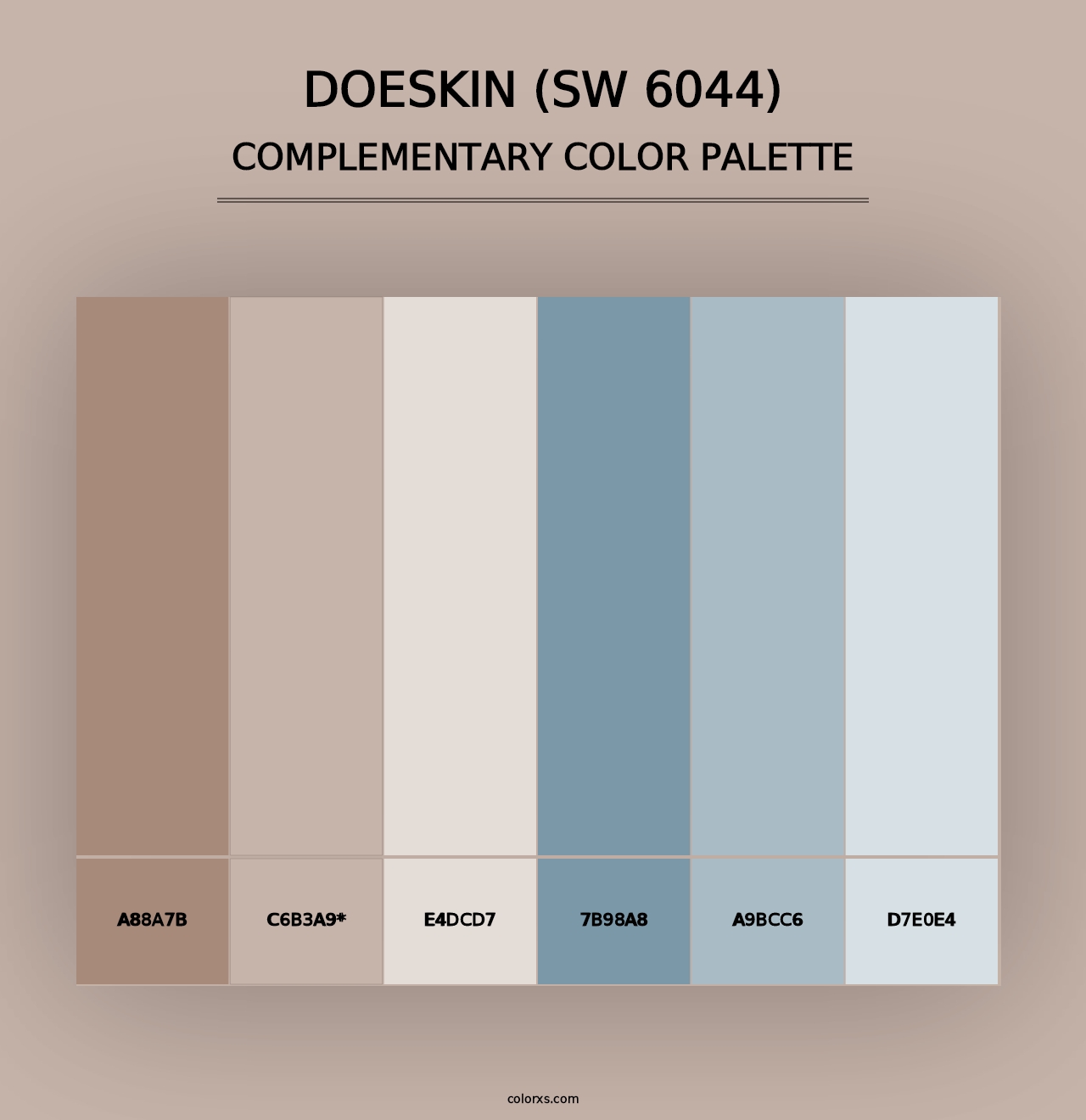 Doeskin (SW 6044) - Complementary Color Palette