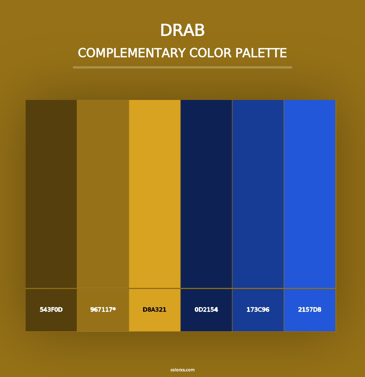 Drab - Complementary Color Palette