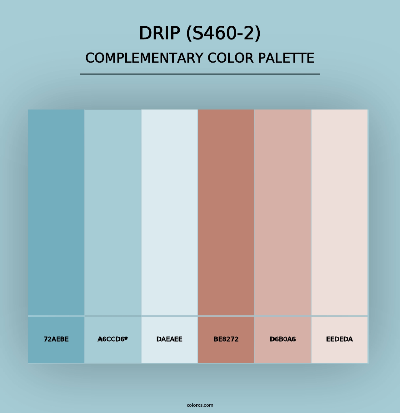 Drip (S460-2) - Complementary Color Palette